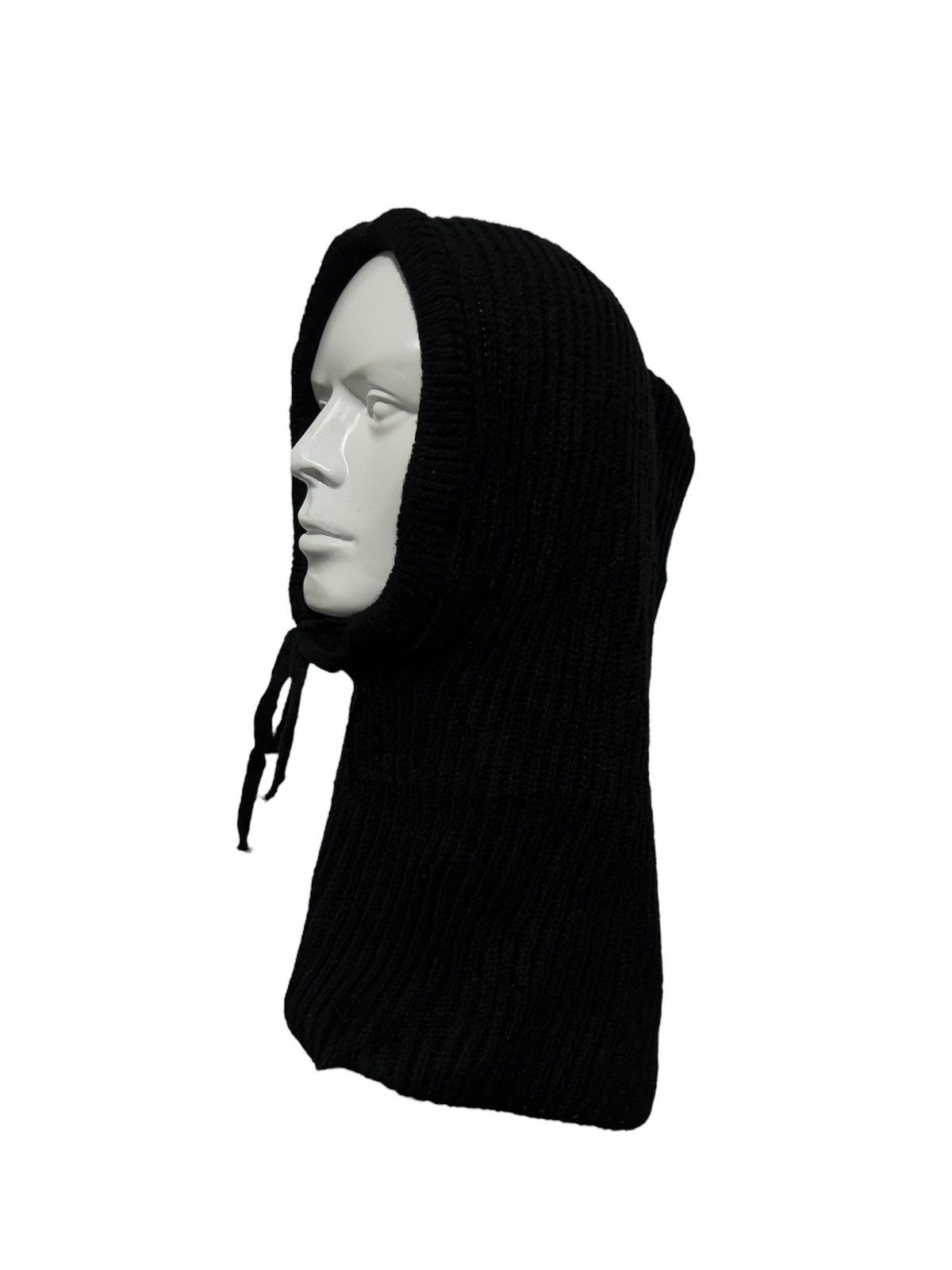 Japanese Brand × Kapital × Vintage Balaclava Masked Black Japanese Style knitt Rare ☠️☠️ Size ONE SIZE - 3 Thumbnail