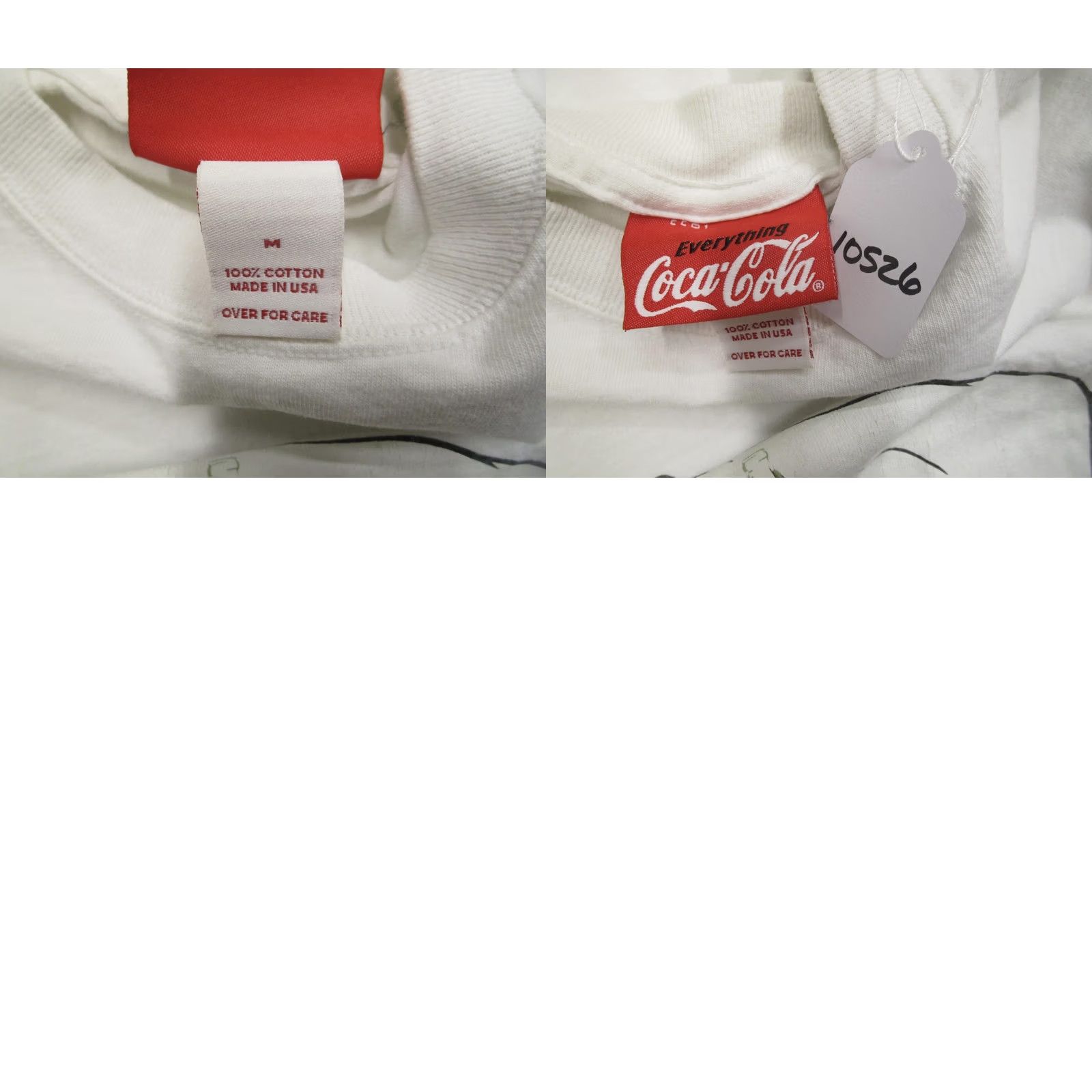 Vintage VINTAGE Coca-Cola Shirt Men Medium White Polar Bear Christmas 90s Logo Graphic Print Cotton T-Shirt Mens Size US M / EU 48-50 / 2 - 8 Thumbnail