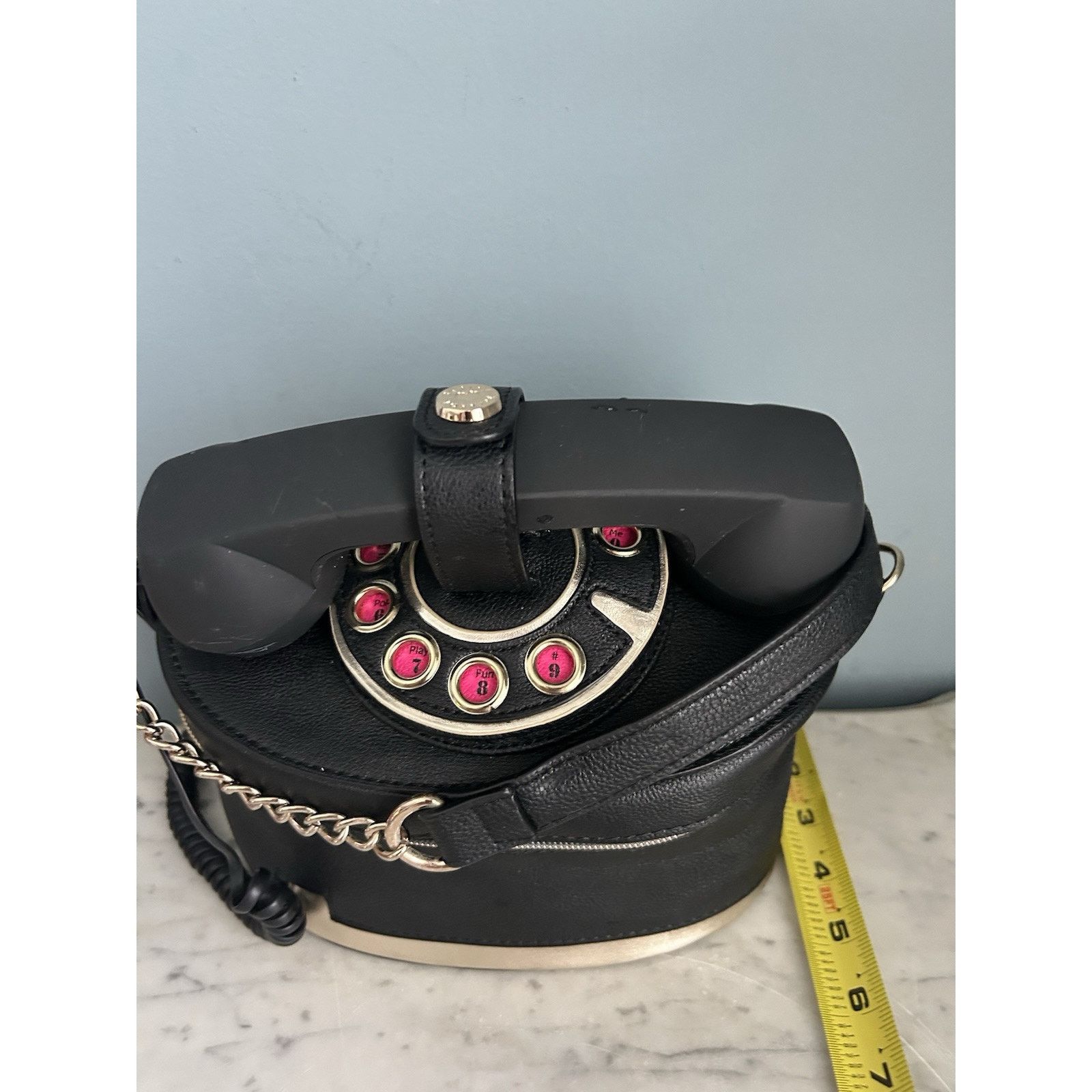 Betsey Johnson Betsey Johnson Telephone Bag BLACK Shoulder Crossbody Purse Size ONE SIZE - 13 Thumbnail