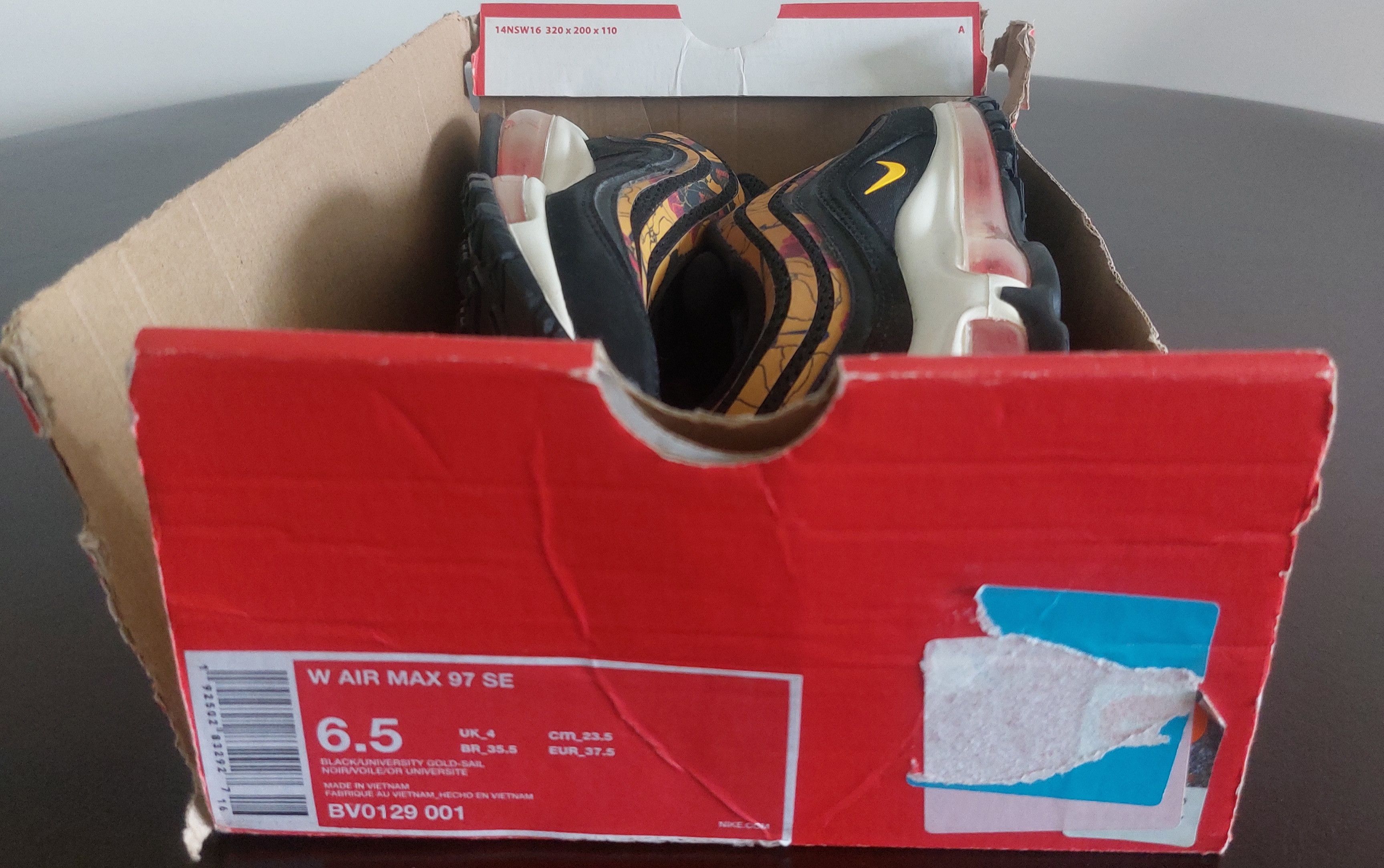 Nike Nike Air Max 97 SE Gold Floral Size US 6.5 / IT 36.5 - 9 Thumbnail