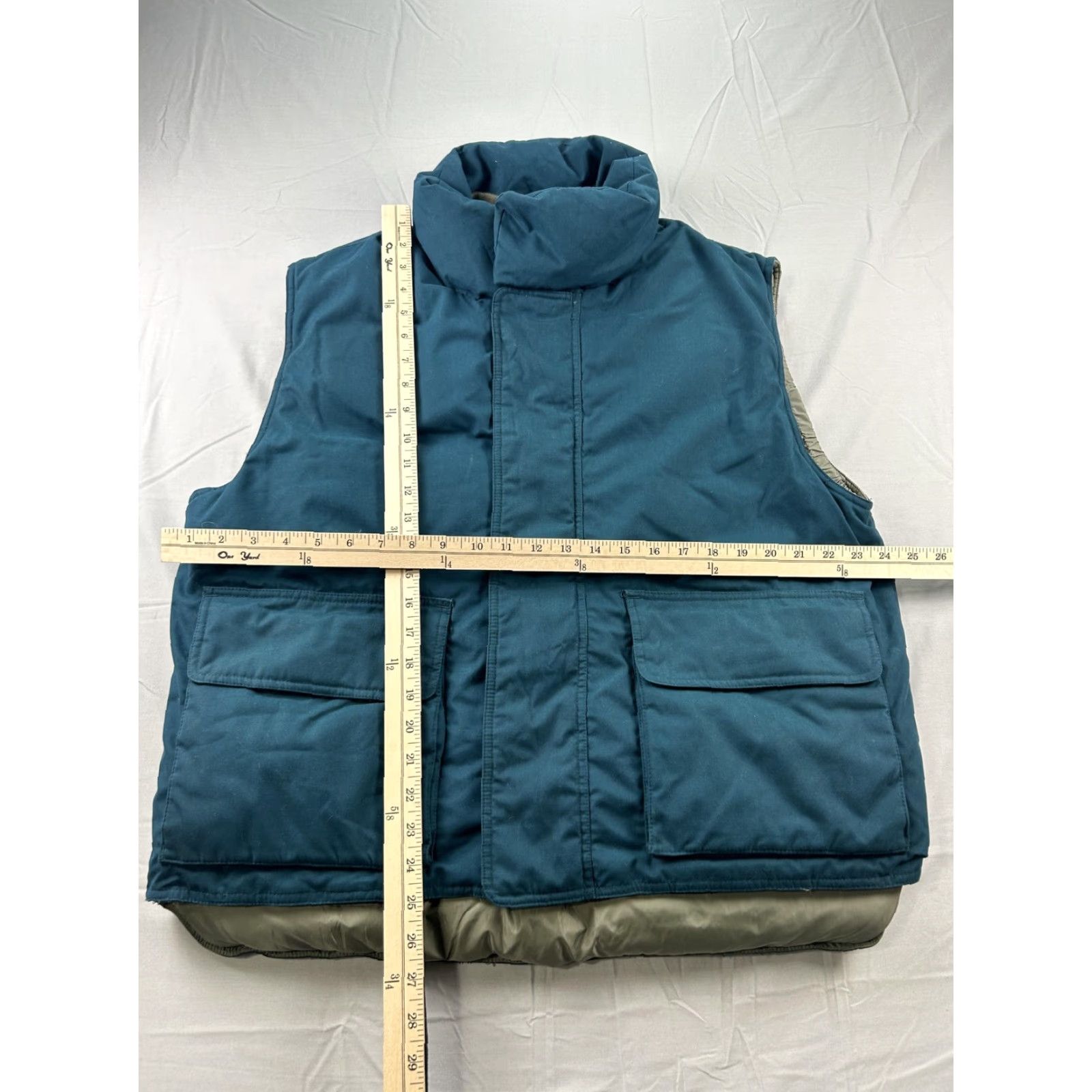 Vintage Cabela's Premier Northern Goose Down Vest Mens Large Blue Zip Puffer Insulated Vest Size US L / EU 52-54 / 3 - 5 Thumbnail