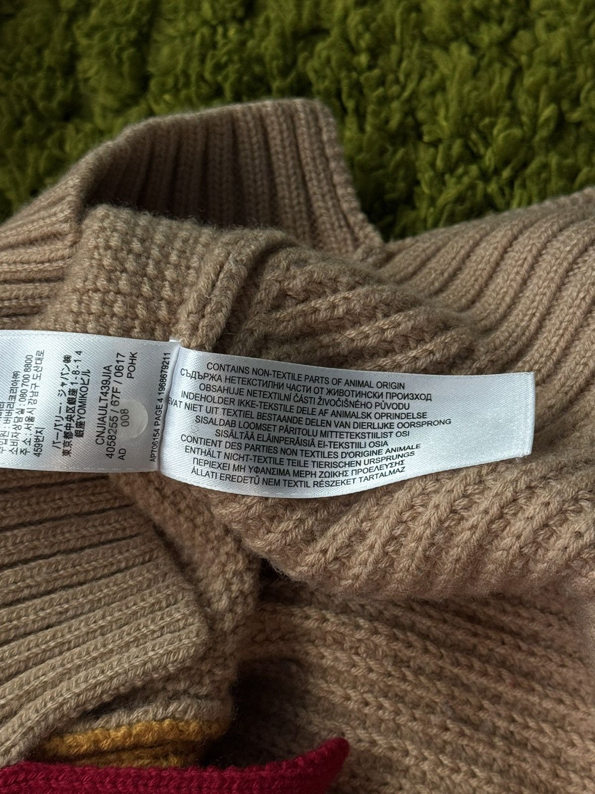 Burberry × Designer Burberry children wool cashmere patchwork cable knit dress Size XXS / US 00 / IT 34 - 13 Thumbnail