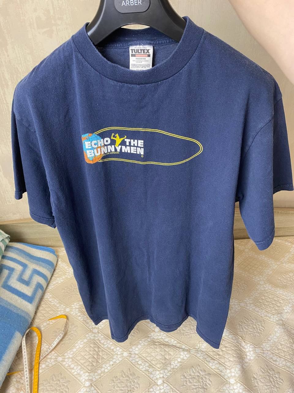 Band Tees 🔥 Echo & The Bunnymen Vintage 90s Rock Punk Band T Shirt Size US XL / EU 56 / 4 - 5 Thumbnail