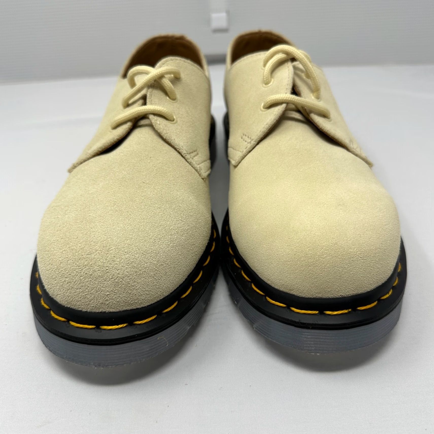 Dr. Martens Dr Martens 1461 Iced Mens 8 Low Top Oxford Shoes Ivory Toile Cream E.H. Suede Size US M / EU 48-50 / 2 - 5 Thumbnail