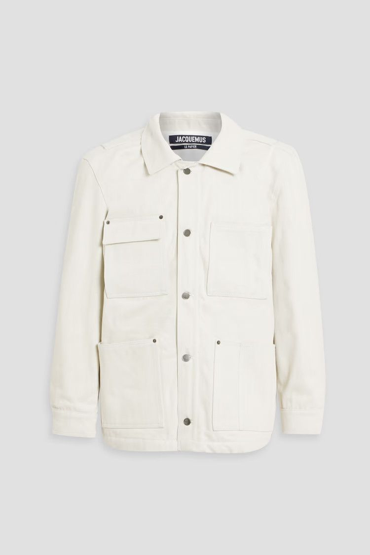 Jacquemus o1mle0625 La Blouson Pescadou Jacket in Off-White Size US M / EU 48-50 / 2 - 1 Thumbnail