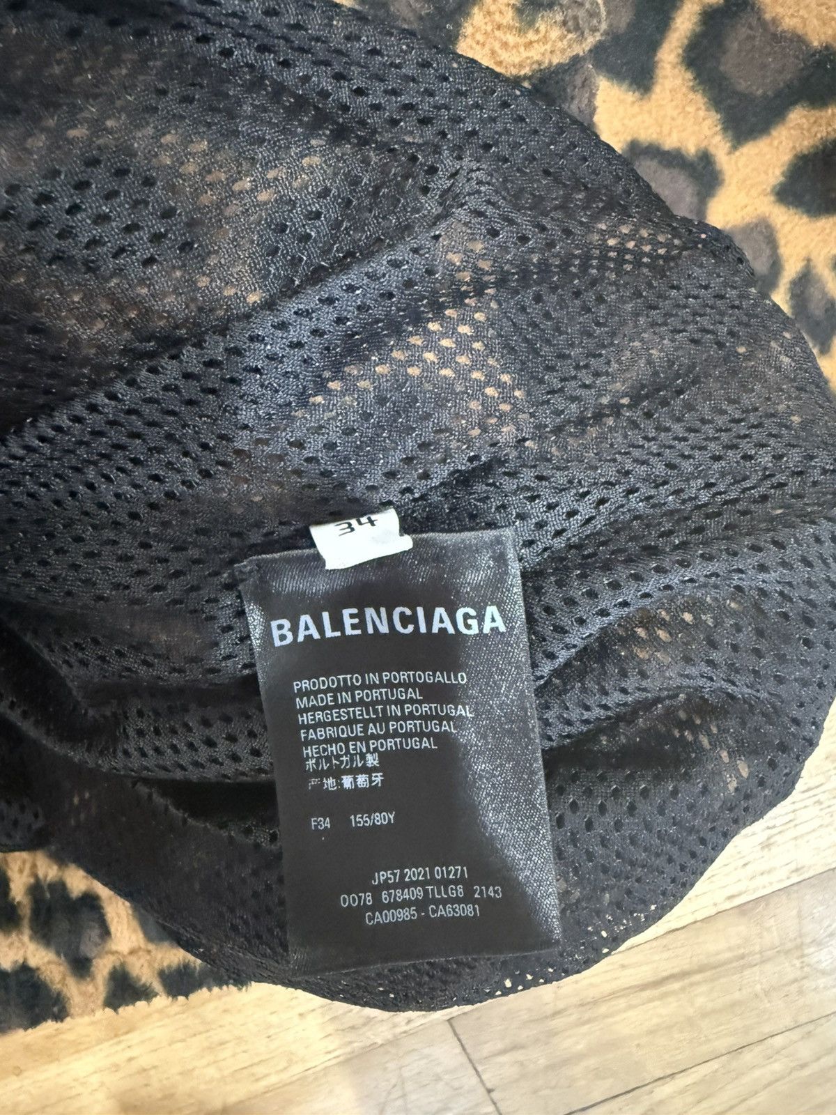 Balenciaga Balenciaga 2021 Leopard Fleece Size US L / EU 52-54 / 3 - 5 Thumbnail