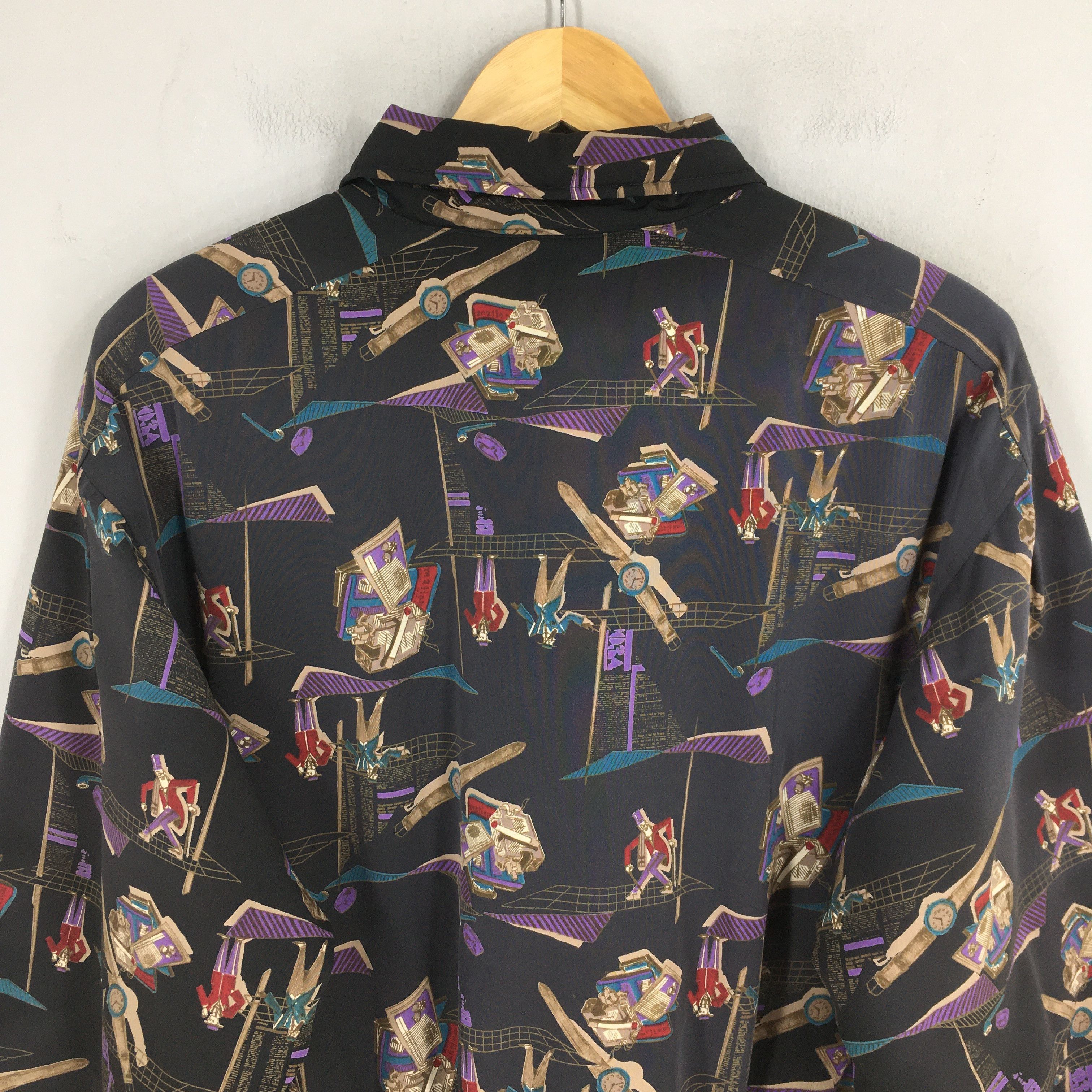 Other 90s Sportswear Pop Art Retro Black Light Jacket Medium Size US M / EU 48-50 / 2 - 9 Thumbnail