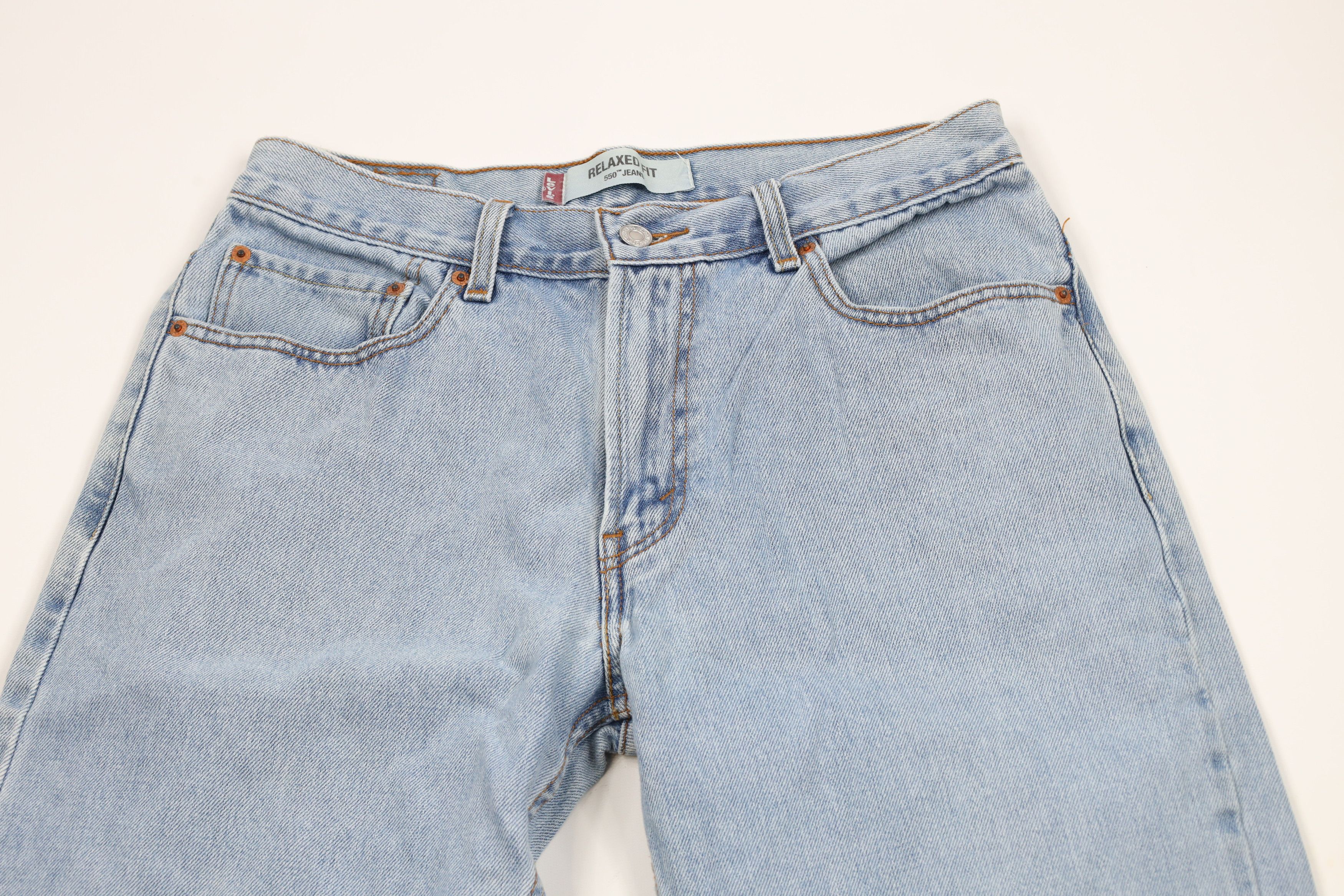Levi's Vintage Y2K 2004 Levis 550 Relaxed Fit Denim Jeans Blue Size US 32 / EU 48 - 2 Thumbnail