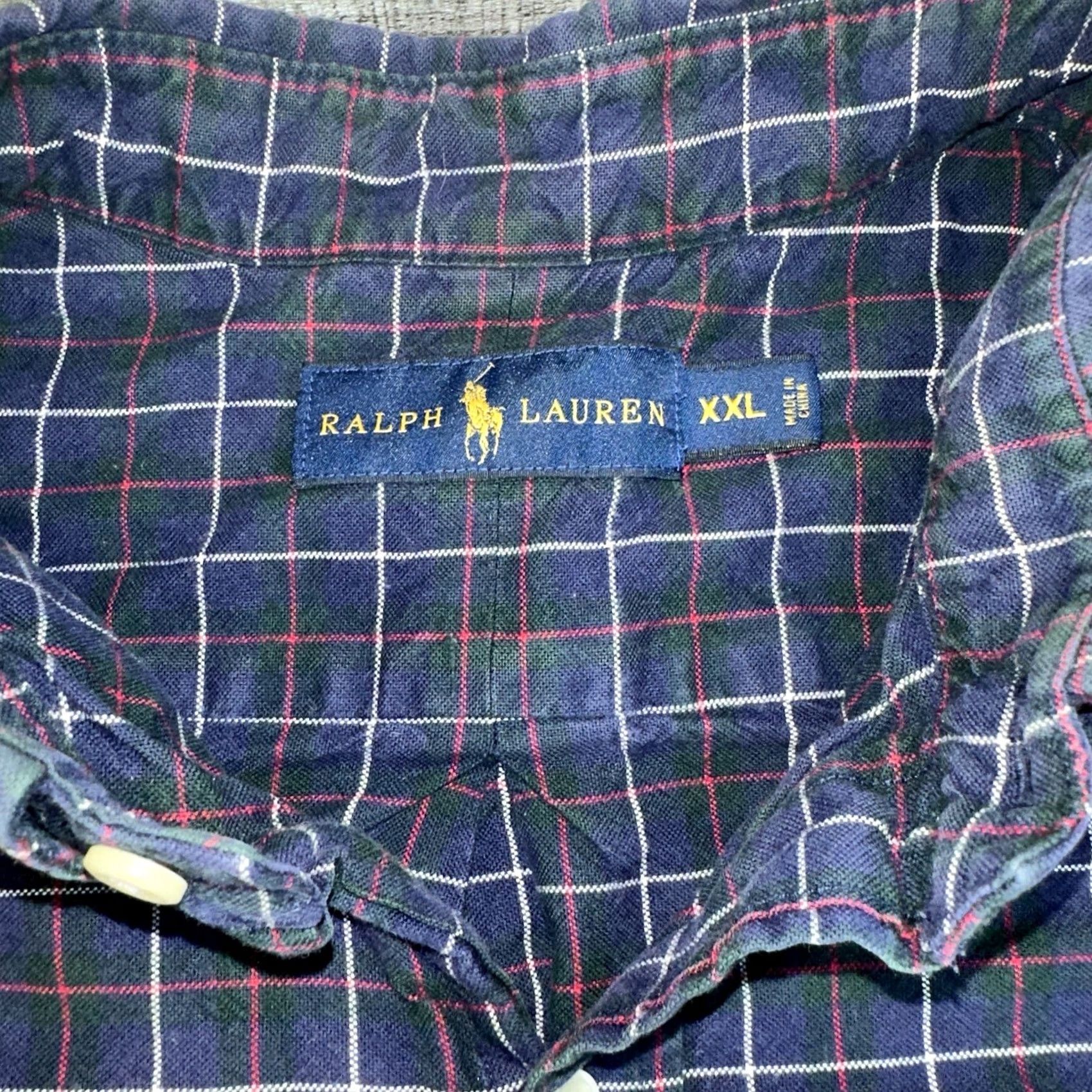 Ralph Lauren Ralph Lauren Button-Down Shirt XXL Multicolor Plaid Long Sleeve Classic Fit Size US XXL / EU 58 / 5 - 2 Thumbnail