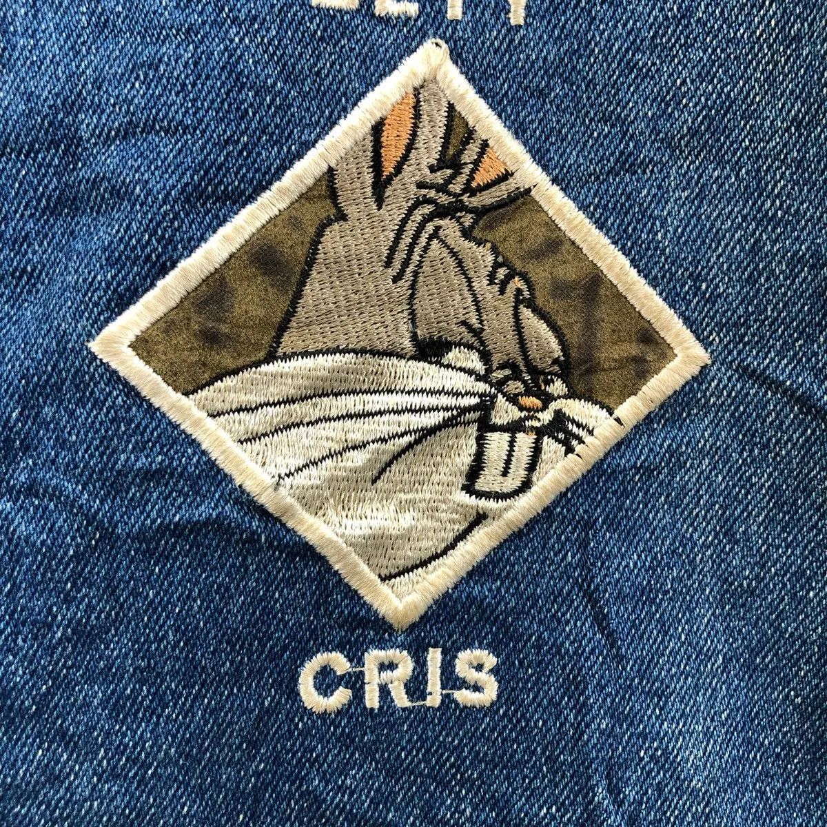Cartoon Network × Vintage Vtg 90' BUGS BUNNY CARTOON Looney Tunes Jeans Denim Jacket Size M / US 6-8 / IT 42-44 - 7 Thumbnail