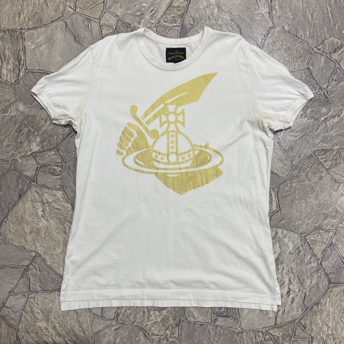 Vivienne Westwood Vivienne westwood t-shirt big logo White Size US XL / EU 56 / 4 - 1 Thumbnail