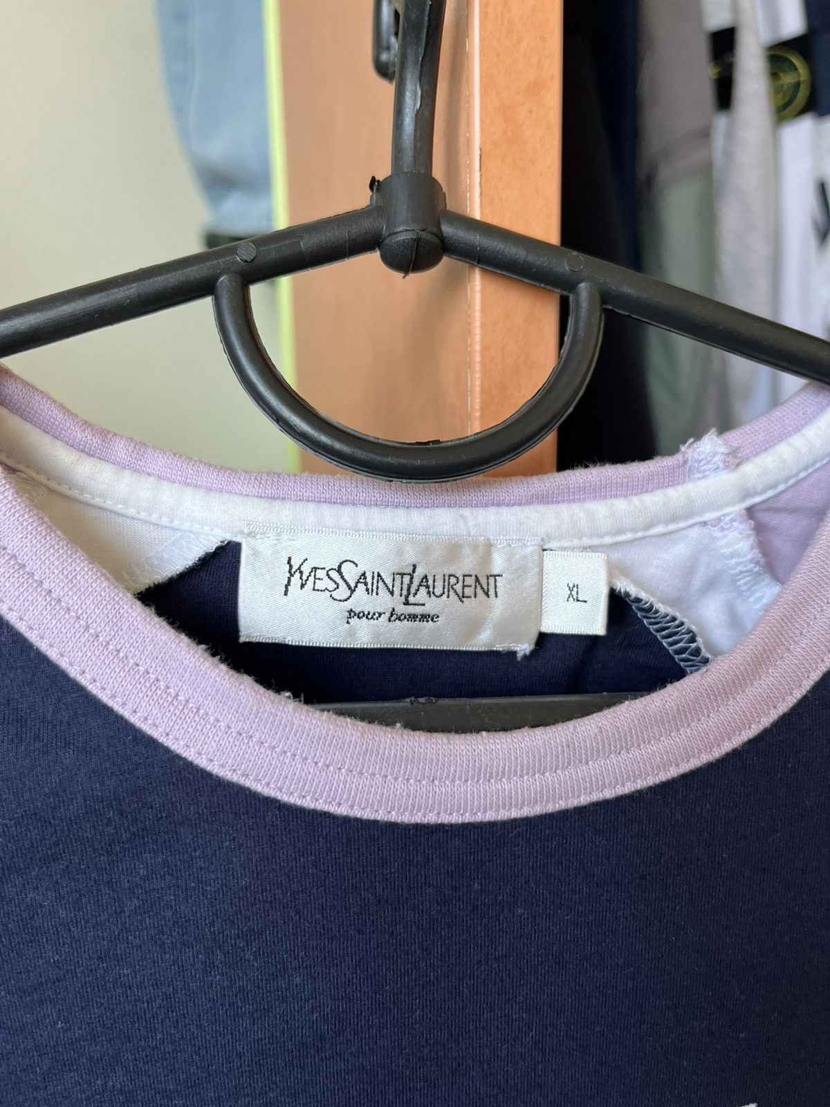 Vintage × Yves Saint Laurent YSL T SHIRT SIZE M Size US XL / EU 56 / 4 - 3 Thumbnail