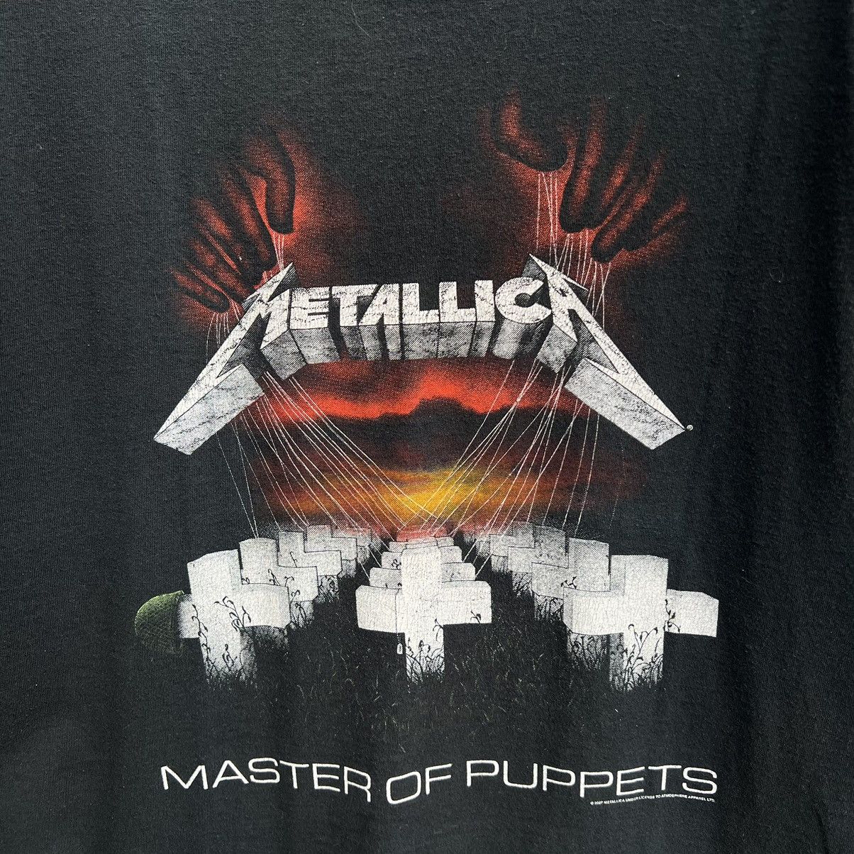 Metallica × Vintage Metallica Master Of Puppets 2007 Rock Band T-Shirt Size US L / EU 52-54 / 3 - 3 Thumbnail