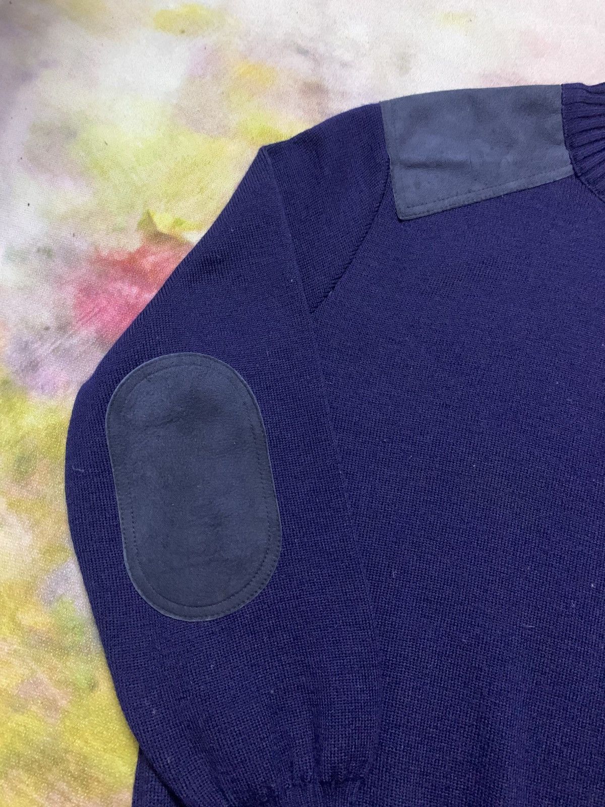 Burberry Prorsum Vintage 80’s Burberrys Knit Jumper Navy Size US M / EU 48-50 / 2 - 5 Thumbnail