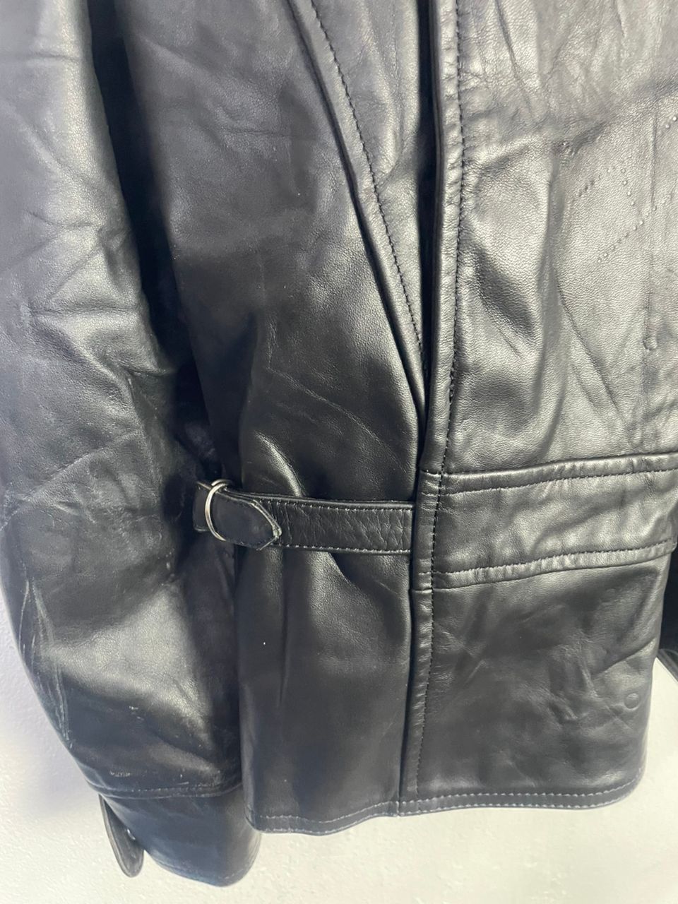 Japanese Brand × Vintage Vintage Nankai Leather Jacket Motorsport Size US XL / EU 56 / 4 - 12 Thumbnail
