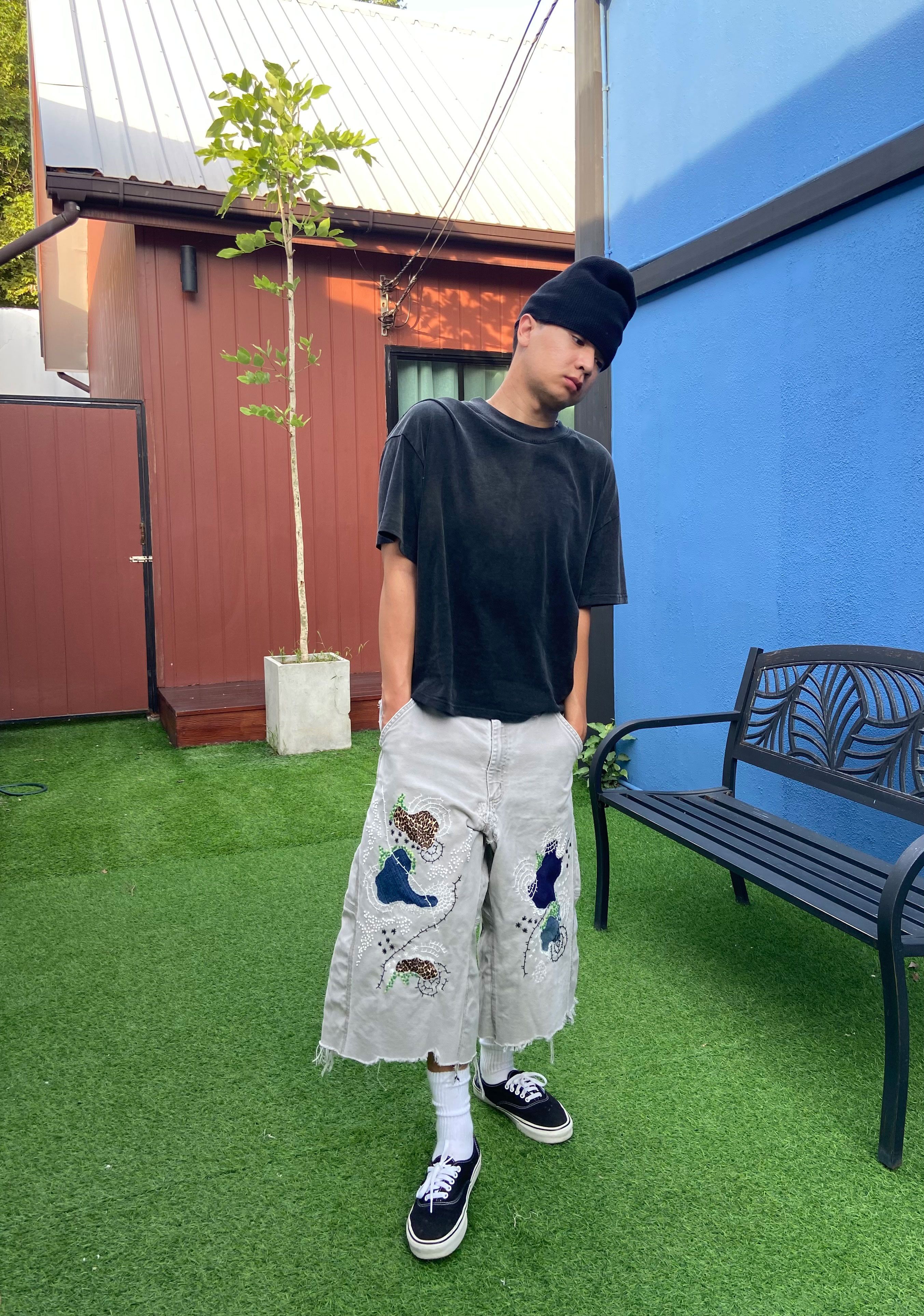 Japanese Brand Boro Patchwork Carhartt Carpenter Size US 34 / EU 50 - 13 Thumbnail