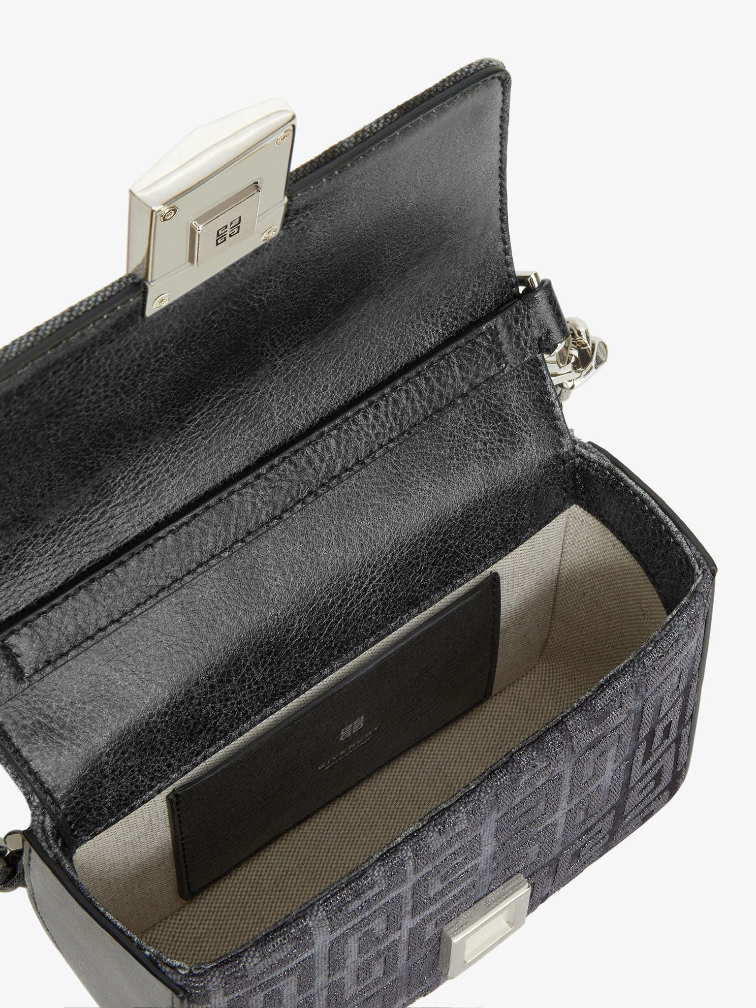 Givenchy o1w1db10325 Size: OS/4G Small Bag Chain in Dark Grey Size ONE SIZE - 3 Thumbnail