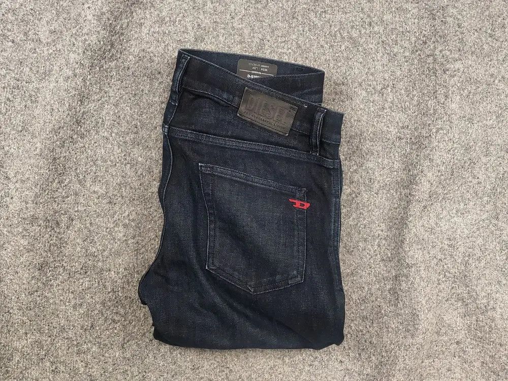 Diesel Diesel D - strukt Straight Denim Double Knee Jeans Vintage | Grailed