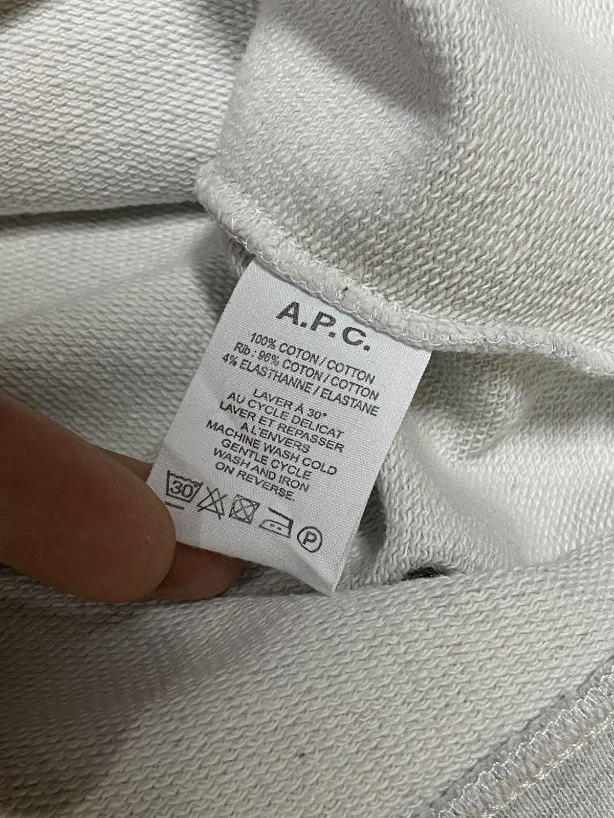 A.P.C. A.P.C. big 3D logo sweatshirt Size US L / EU 52-54 / 3 - 8 Thumbnail