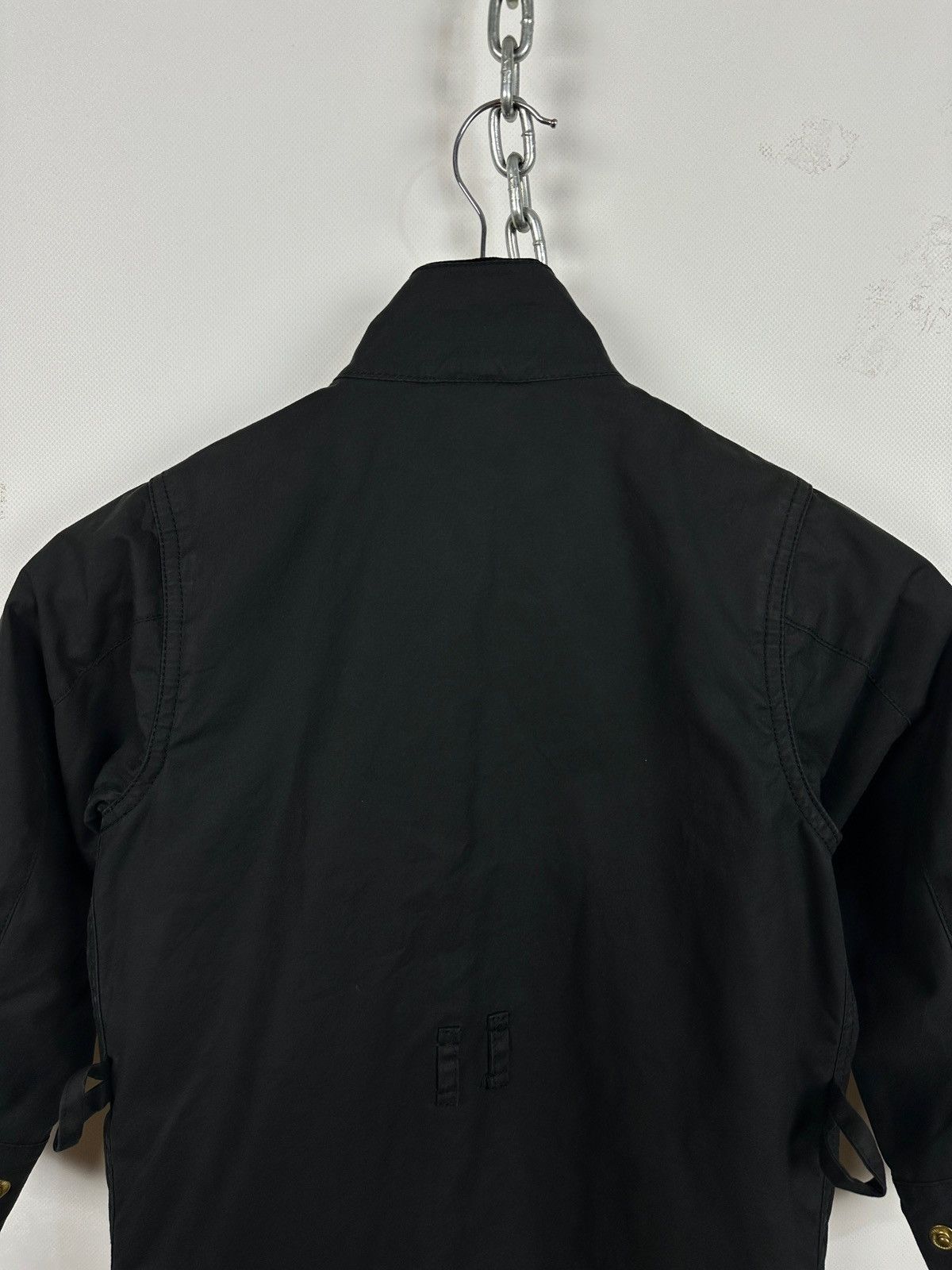 Barbour Kids Barbour Union Jack International Black Waxed Jacket Size US XXS / EU 40 - 17 Thumbnail