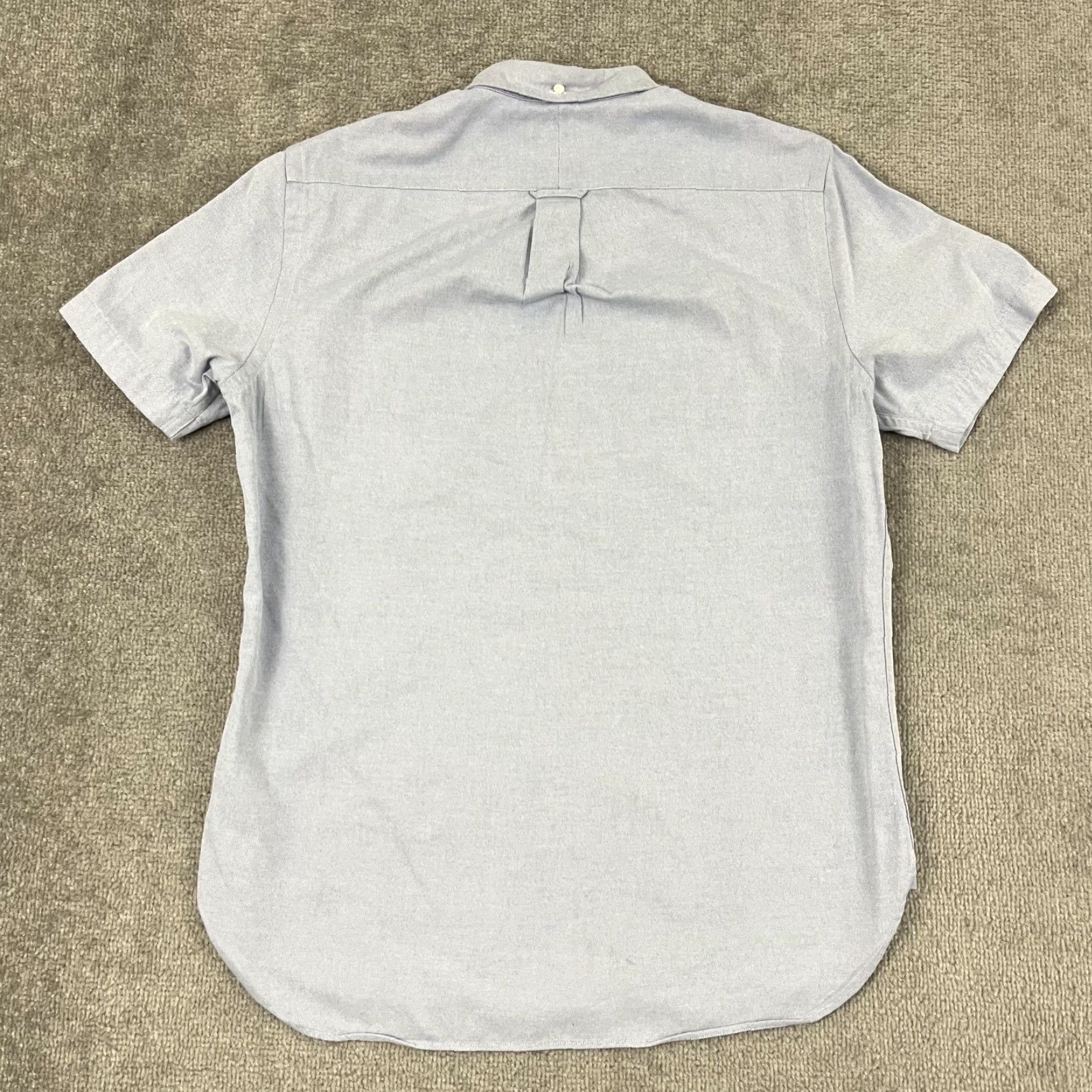 Ralph Lauren VINTAGE Ralph Lauren Oxford Shirt Men Medium Classic Blue White Short Sleeve Button-Down Casual Business Formal Size US M / EU 48-50 / 2 - 7 Thumbnail