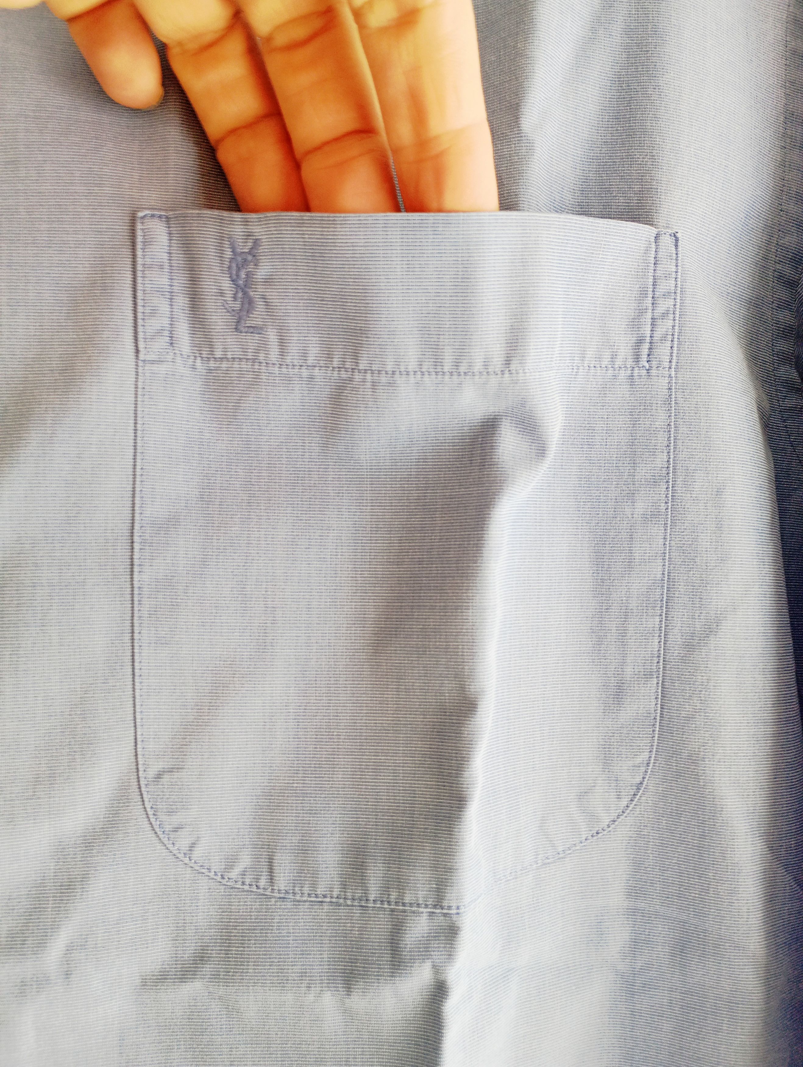 Yves Saint Laurent Vintage 90s Yves Saint Laurent YSL Shirt Rare Retro Y2K Hype Size US L / EU 52-54 / 3 - 7 Thumbnail