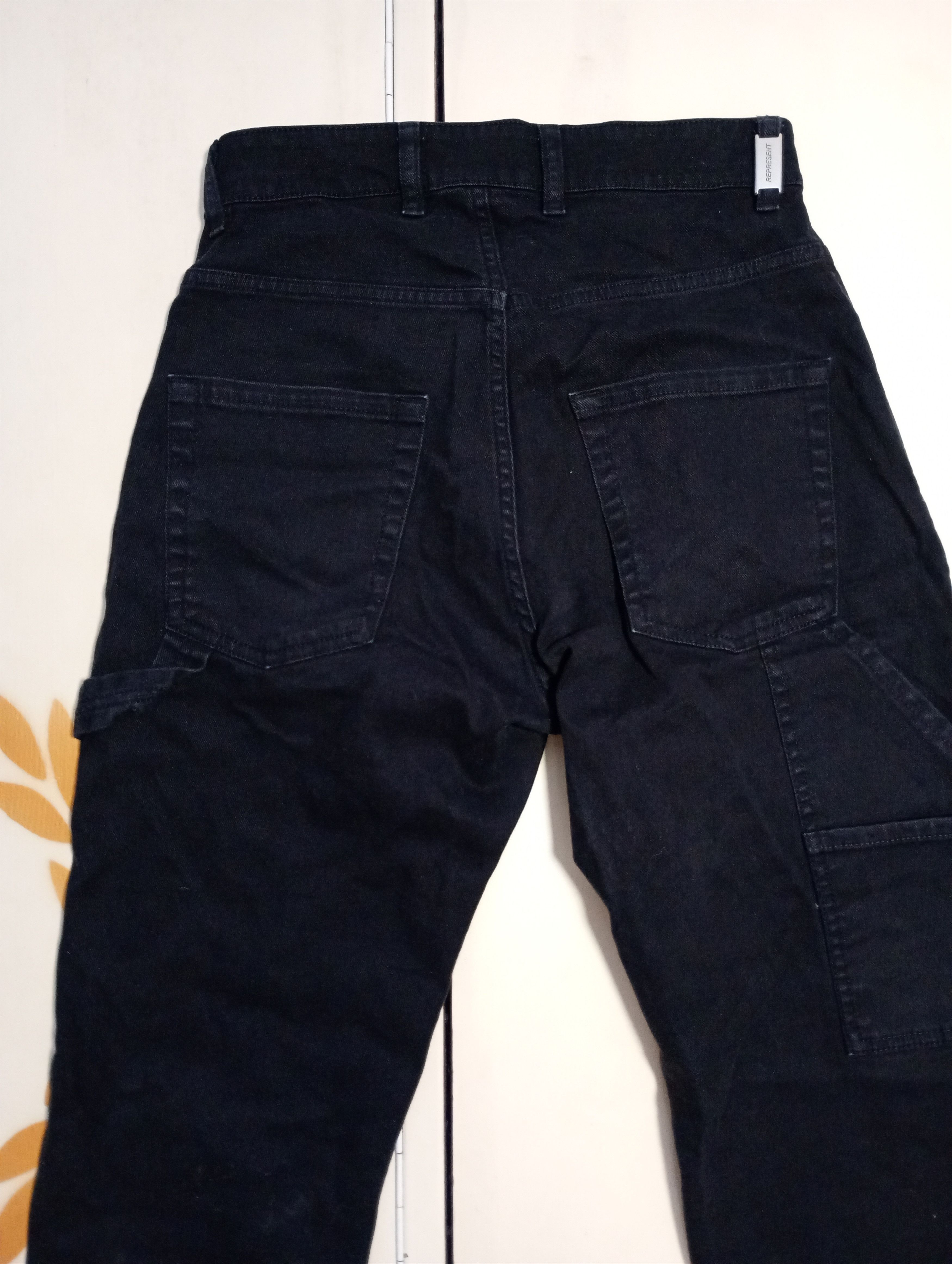 Represent Clo. Represent Clo Carpenter Denim Black Jeans Size US 28 / EU 44 - 17 Thumbnail
