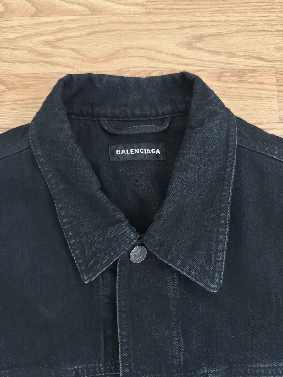 Balenciaga Balenciaga Biker Denim Jacket Size US M / EU 48-50 / 2 - 4 Thumbnail