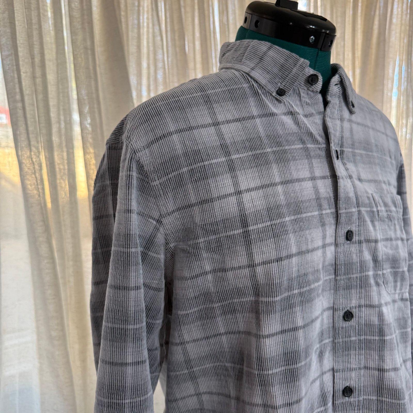 Other Legacy Copper & Oak Gray Plaid Button-Up Shirt | Sz M Size US M / EU 48-50 / 2 - 4 Thumbnail