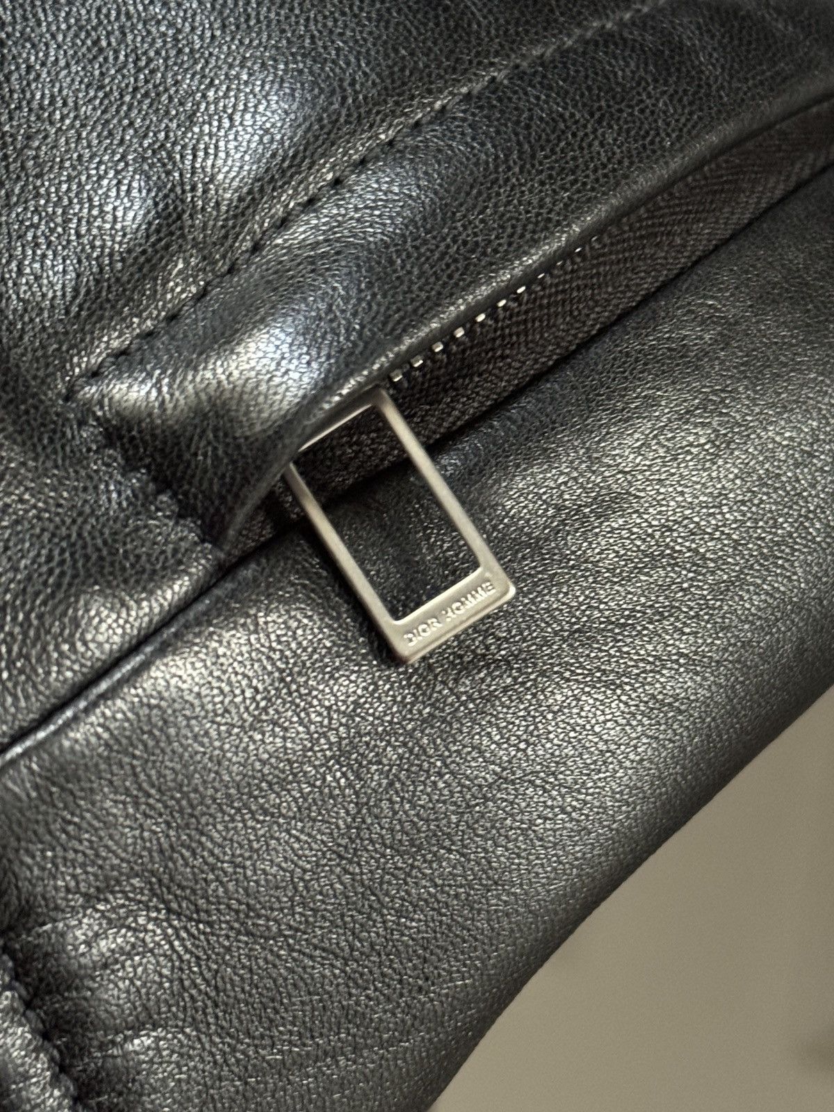 Dior Dior Homme Leather Jacket in Black size IT 50 Size US M / EU 48-50 / 2 - 8 Thumbnail