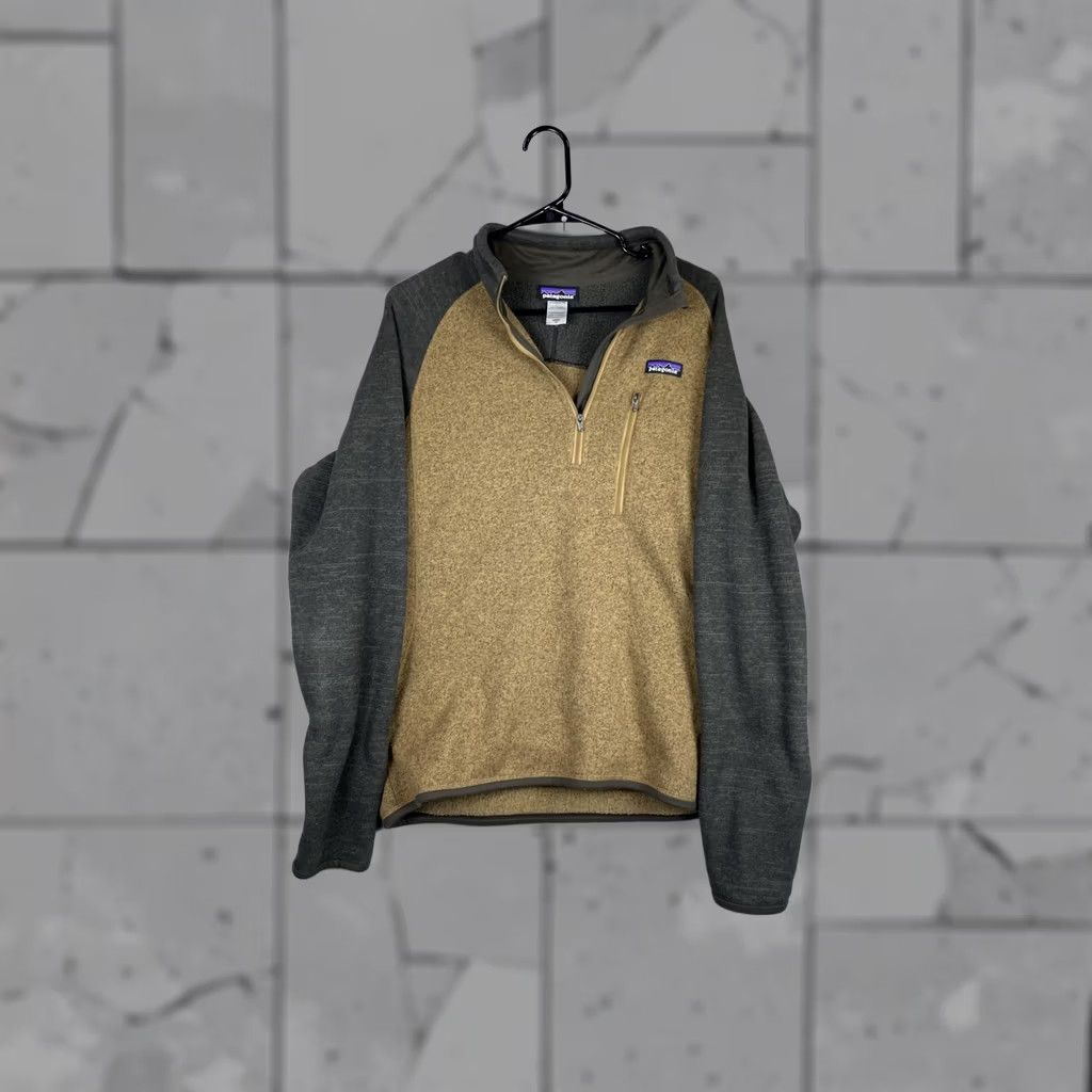 Patagonia Patagonia Mens Medium Brown Quarter Zip Fleece Pullover Sweater Chest Pocket Size US M / EU 48-50 / 2 - 1 Thumbnail