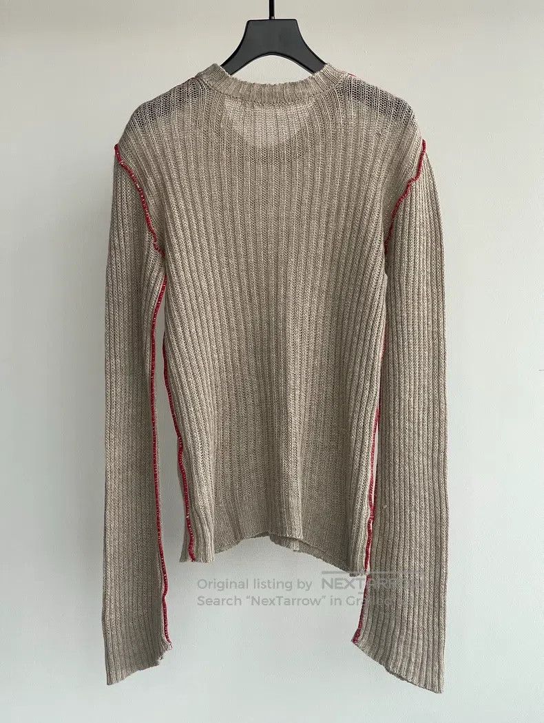 Junya Watanabe Junya Watanabe Red thread hemmed linen woven robe Size XS / US 0-2 / IT 36-38 - 5 Thumbnail