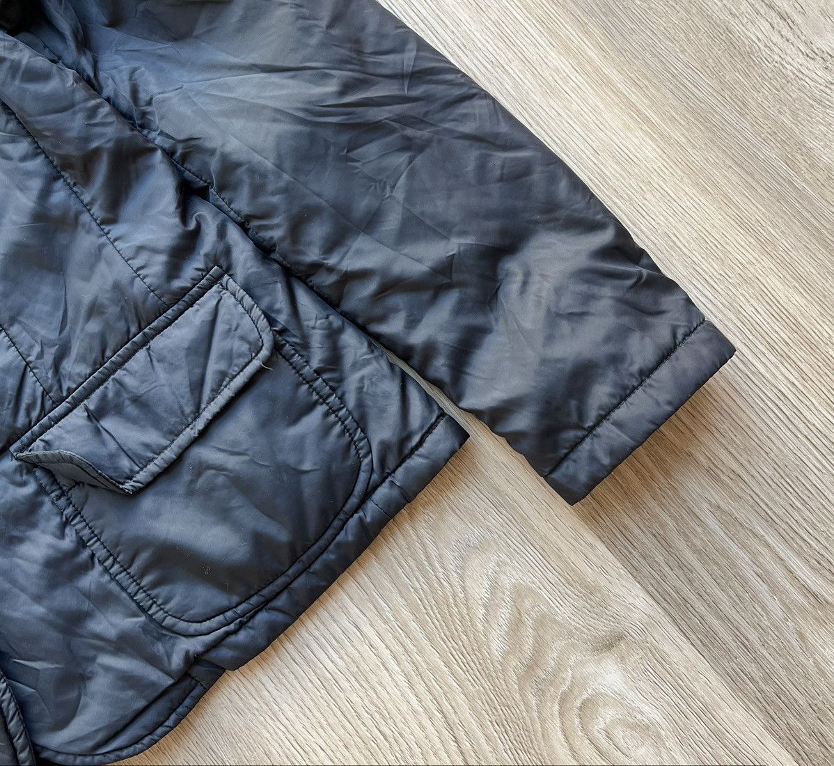 Aspesi Aspesi Dark Blue Nylon Light Jacket Size M / US 6-8 / IT 42-44 - 3 Thumbnail