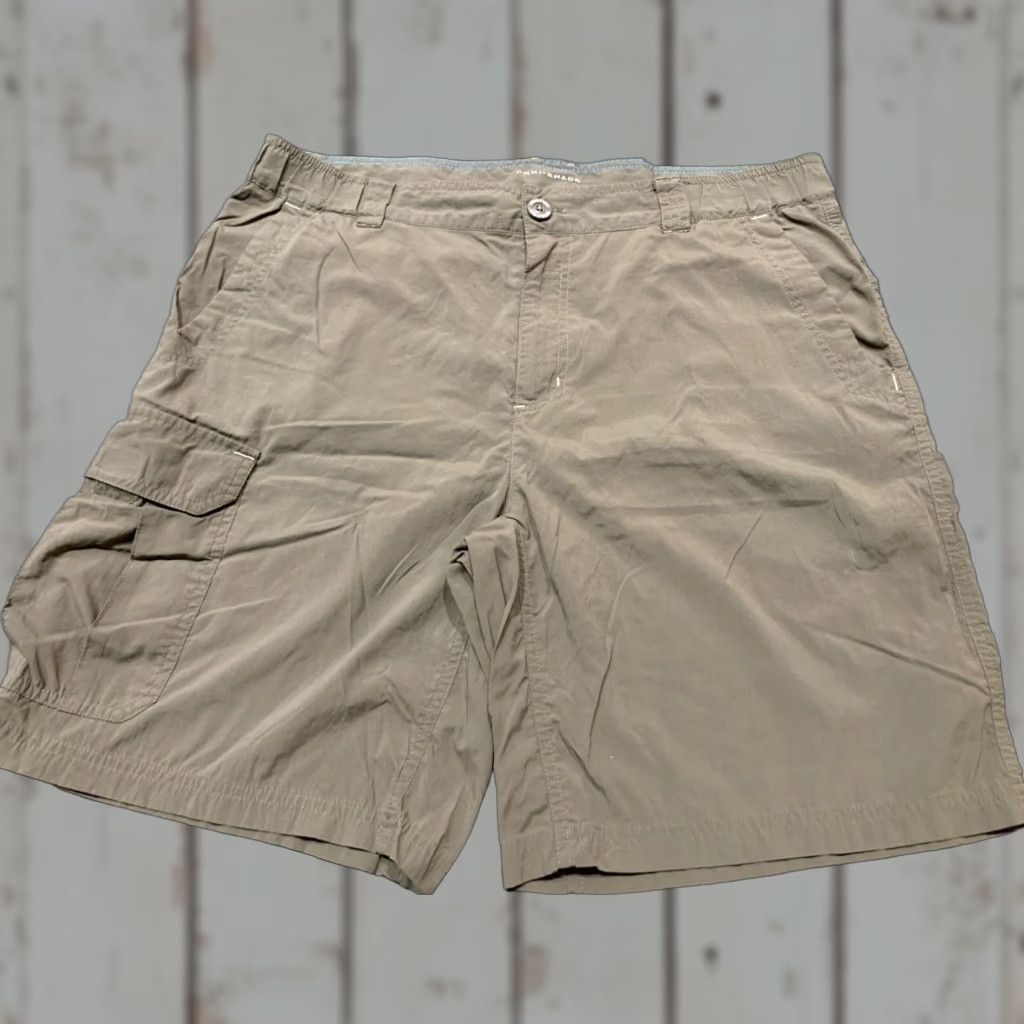Olive Columbia Lightweight Cargo Shorts Men's Large 9" Olive Size US 33 - 1 Thumbnail