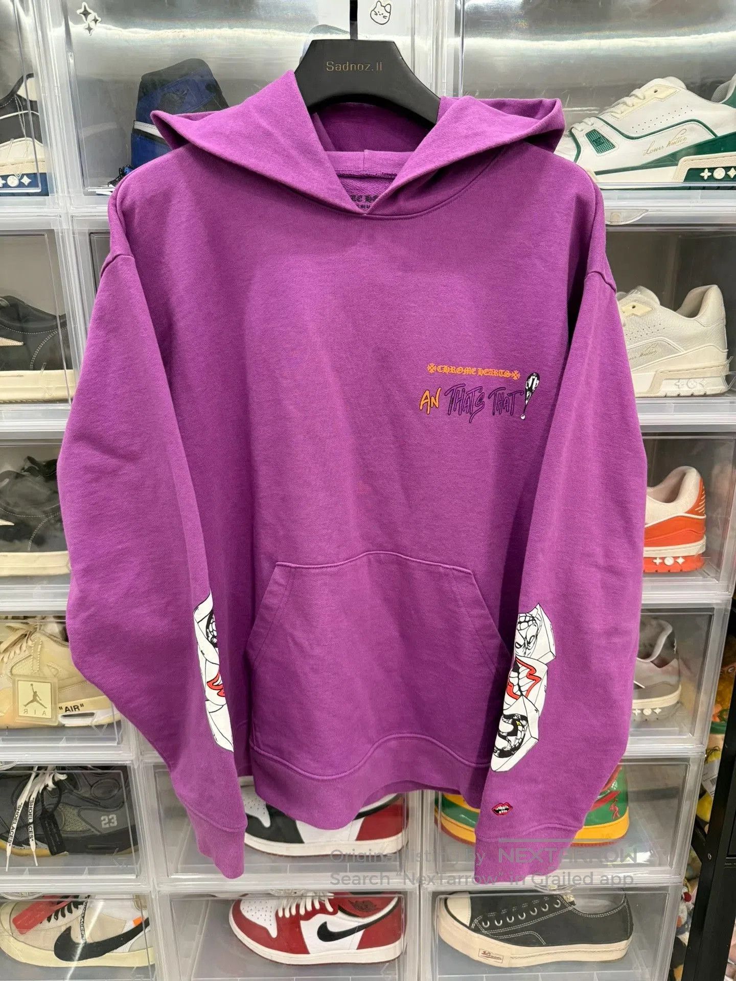 Chrome Hearts Chrome Hearts Mattyboy Purple Graffiti Hoodie. Size US XL / EU 56 / 4 - 1 Thumbnail