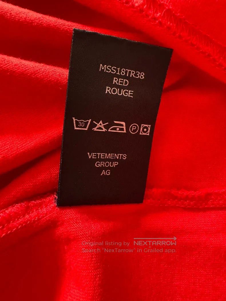 Vetements Vetements short sleeves Size US XS / EU 42 / 0 - 5 Thumbnail