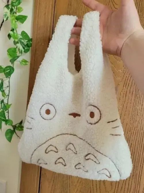 Anime Plush Tote Bag Size ONE SIZE - 4 Thumbnail