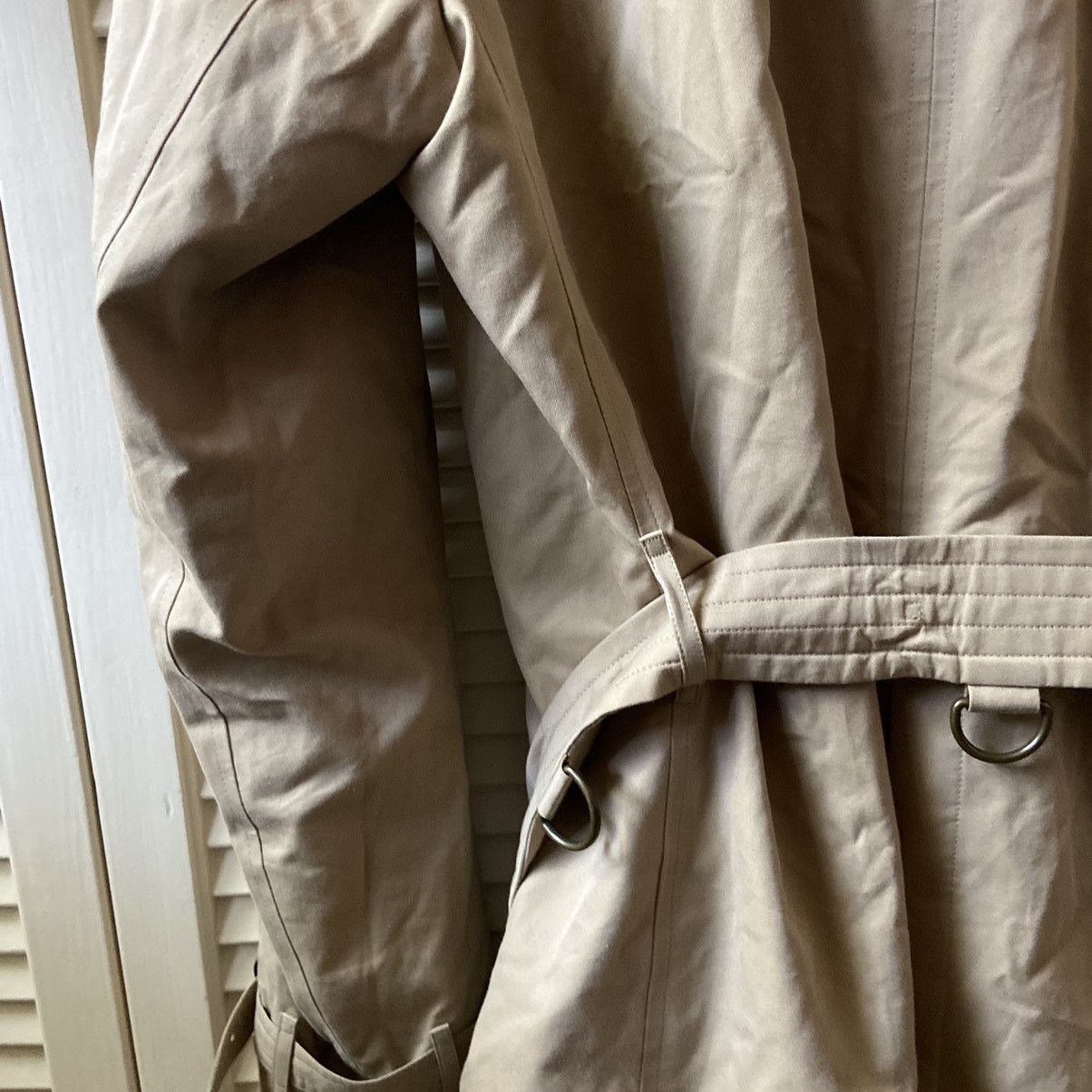 Burberry × Burberry Prorsum Burberry London Trench Coat Python Skin Collar Brown Tan Size US L / EU 52-54 / 3 - 11 Thumbnail