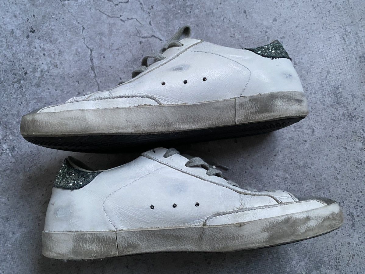 Golden Goose Golden Goose Superstar GGDB Leather Sneakers Red Star Sz 38 Size US 8 / IT 38 - 4 Thumbnail