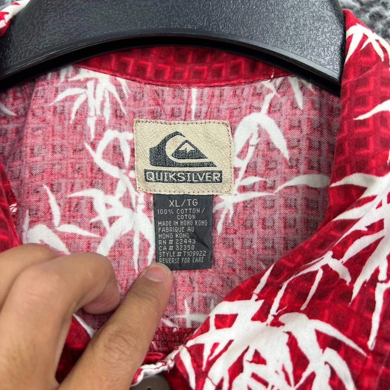 Quiksilver Vinatge Quiksilver Shirt Men Hawaiian Button Up XL Size US XL / EU 56 / 4 - 5 Thumbnail