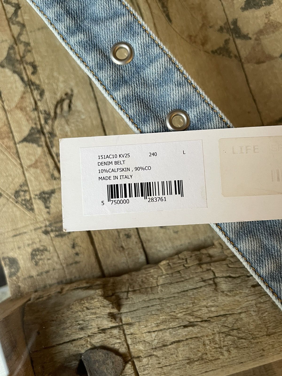Kris Van Assche Kris Van Assche Spring 2015 Leather And Jeans Belt Size 30 - 8 Thumbnail