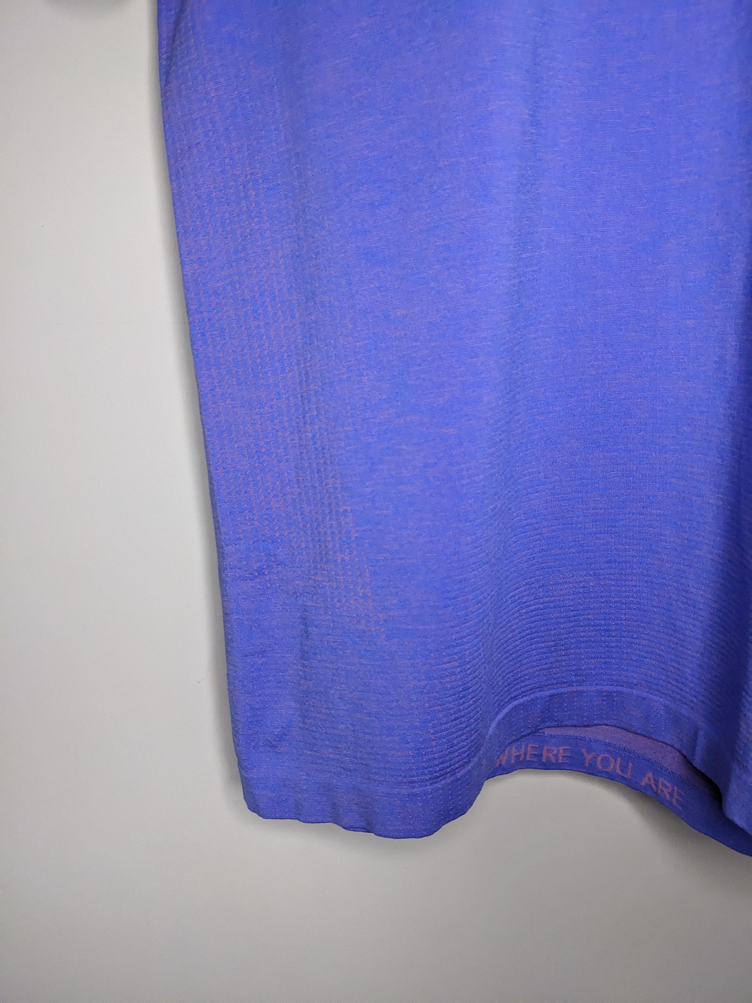 Lululemon Lululemon Metal Vent Tech Short Sleeve Shirt Large Blue Size US L / EU 52-54 / 3 - 4 Thumbnail