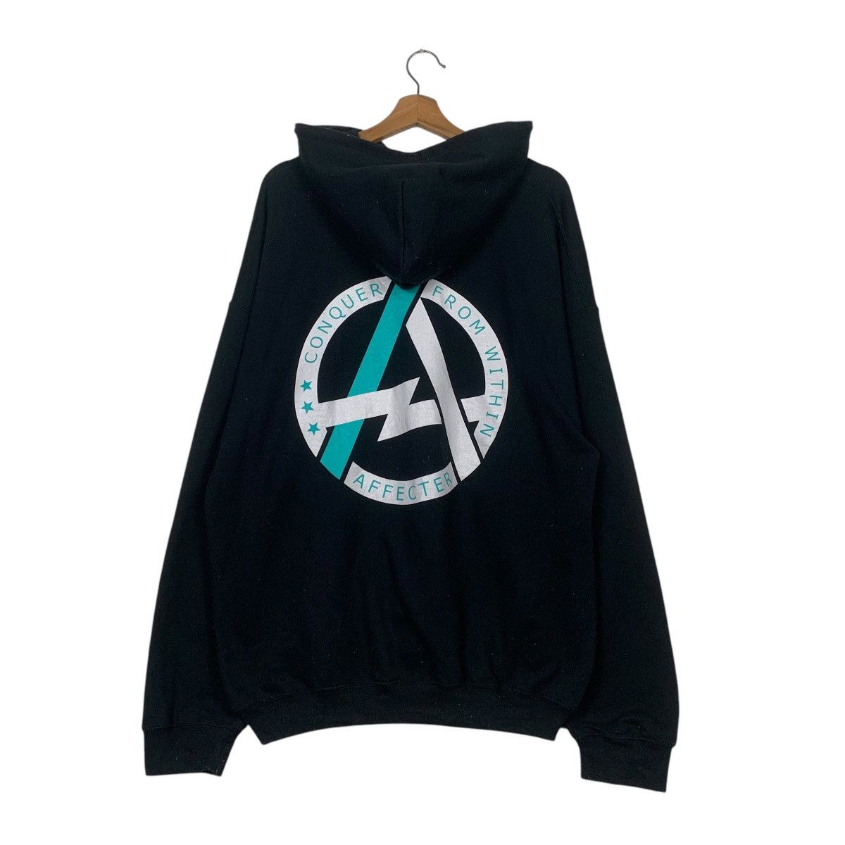 Japanese Brand Japanese Brand Affecter Big Logo Hoodie Size US XL / EU 56 / 4 - 1 Thumbnail