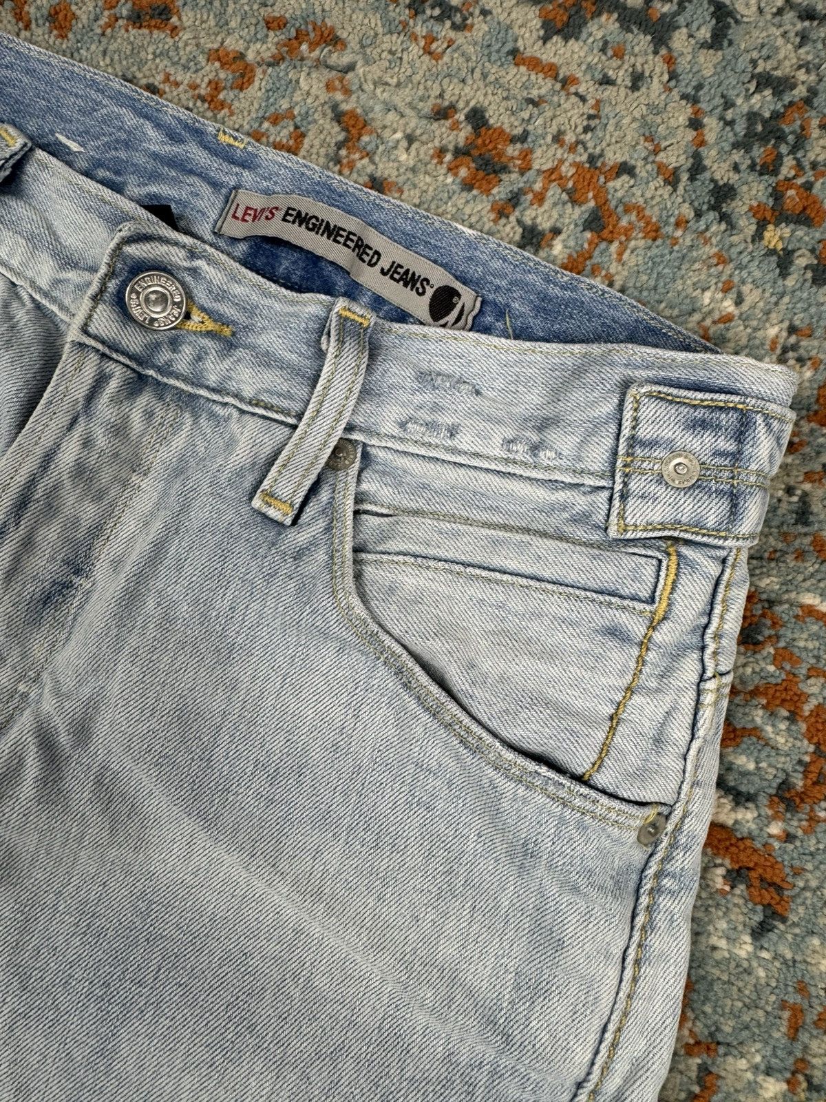Levi's Vintage 2000s Levis Engineered jeans twisted shorts washed Size US 28 / EU 44 - 10 Thumbnail