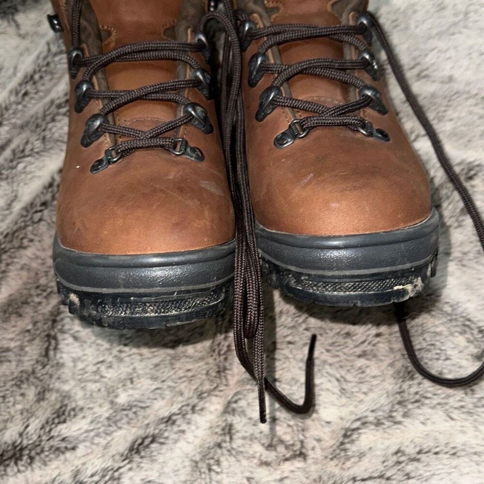 Scapa Sports Scarpa Brown Leather Vibram Sole Hiking Boots | Sz 38.5 Size US 8.5 / IT 38.5 - 4 Thumbnail