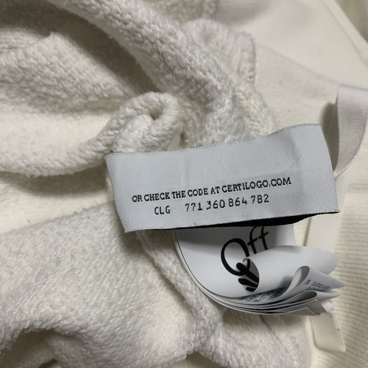 Off-White Off White Medium Caravaggio Painting White Hoodie Virgil Size US M / EU 48-50 / 2 - 14 Thumbnail