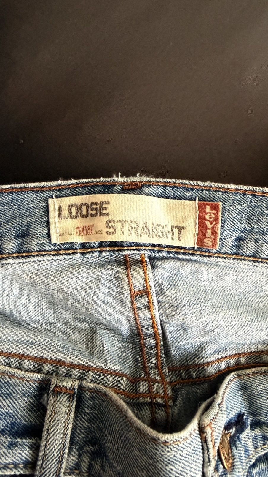 Levi's DISTRESSED LOOSE FIT VINTAGE LEVIS 569 Size US 36 / EU 52 - 3 Thumbnail