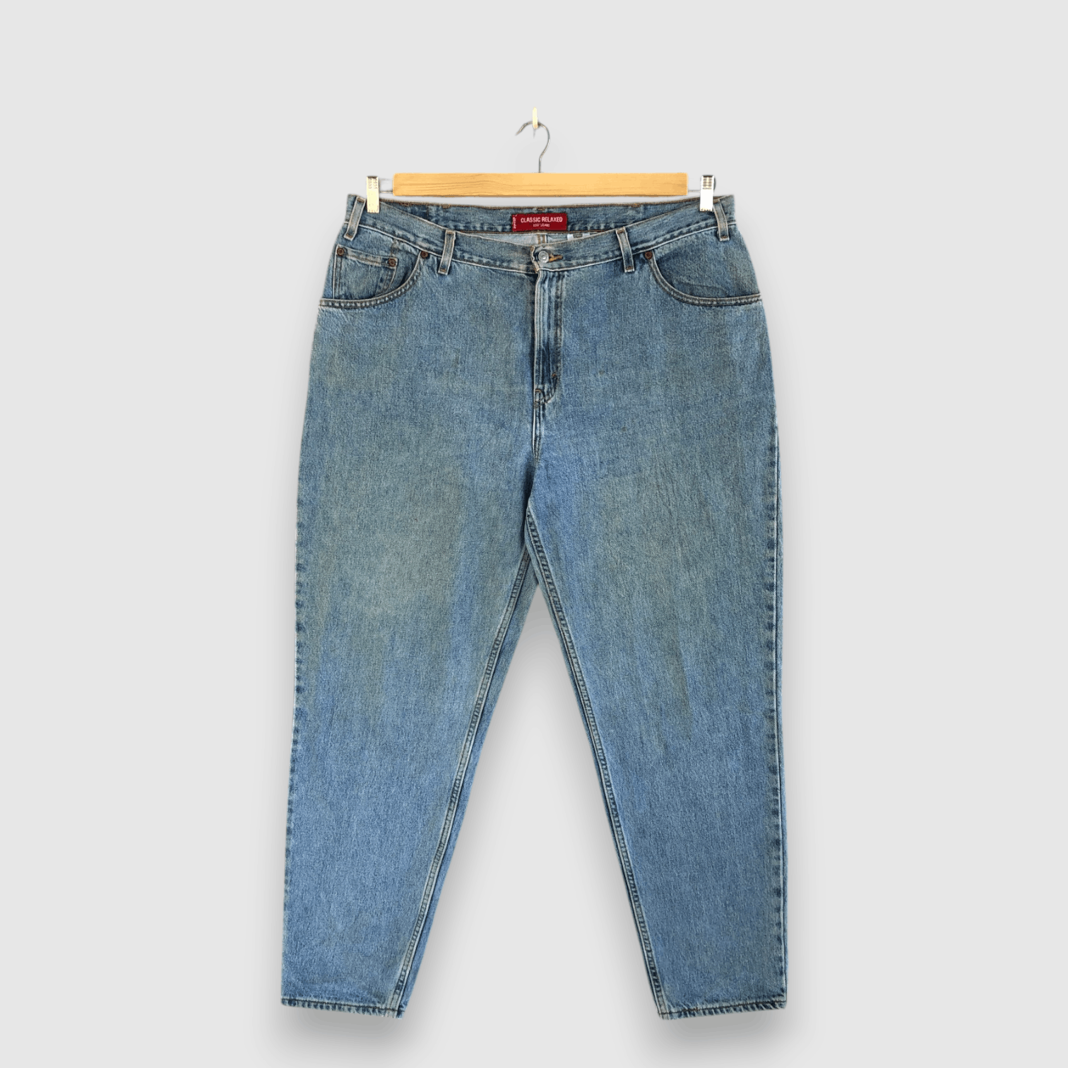 Levi's Vintage Y2K Levis Mom Faded Jeans Levi's 550 Tapered Denim Size US 40 / EU 56 - 1 Thumbnail