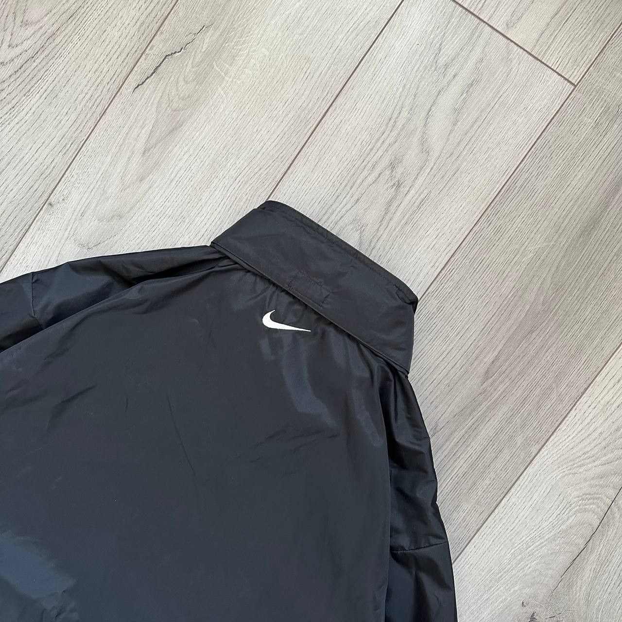 Nike × Vintage Nike y2k Vintage Swoosh Logo Nylon Track Oversize Jacket Size US XL / EU 56 / 4 - 7 Thumbnail