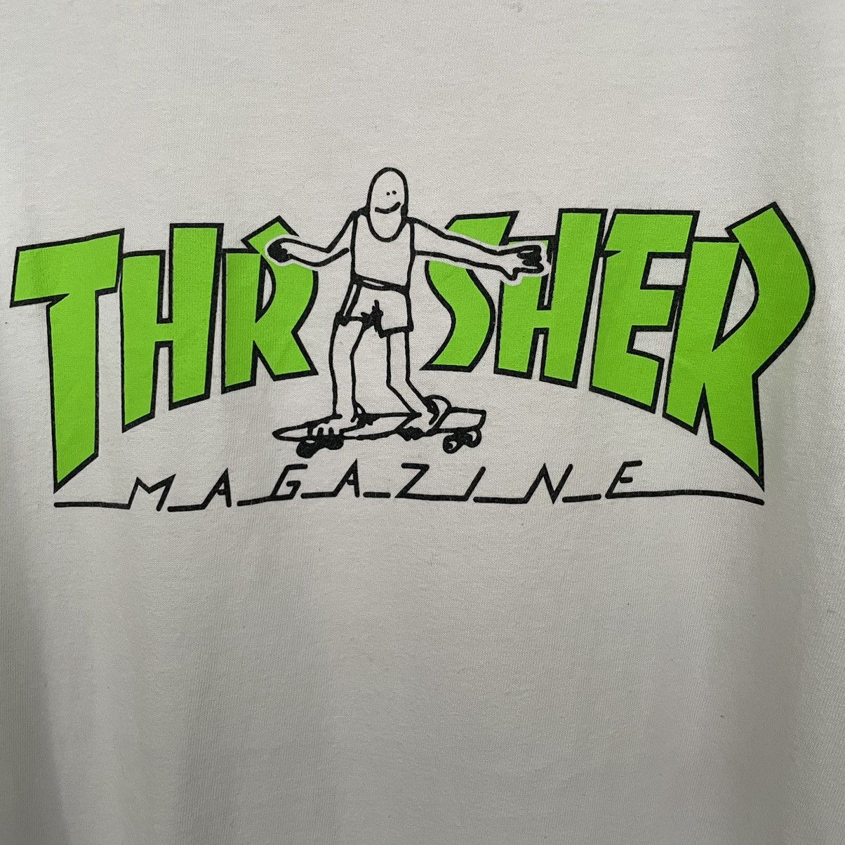 Thrasher × Vintage Vintage 2000s Thrasher Magazine Japan Edition Skater Tee Size US L / EU 52-54 / 3 - 2 Thumbnail